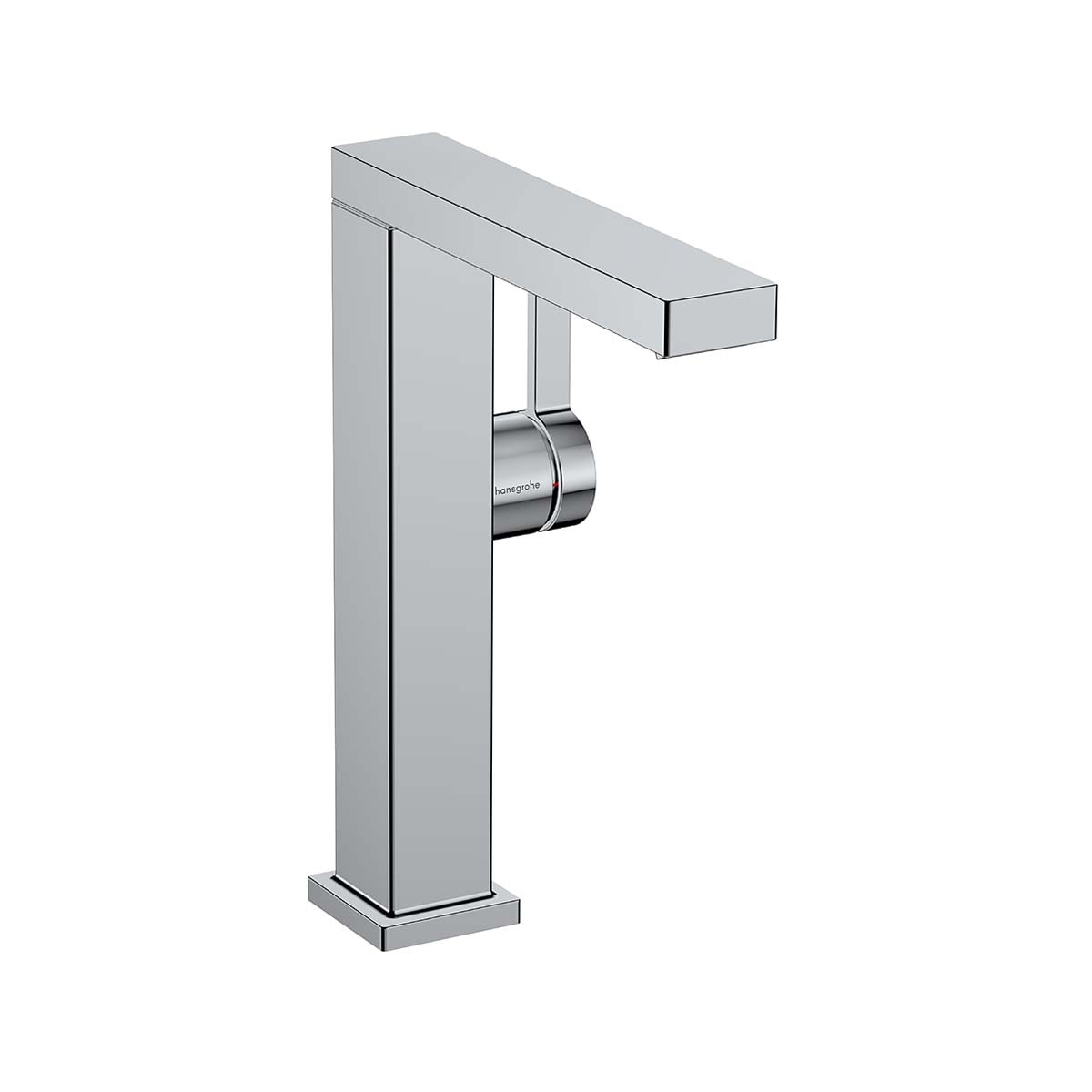 Hansgrohe - Grifo monomando alto cuadrado para lavabo con caño giratorio, con vaciador y SmartCool Tecturis E Fine 210 Hansgrohe.