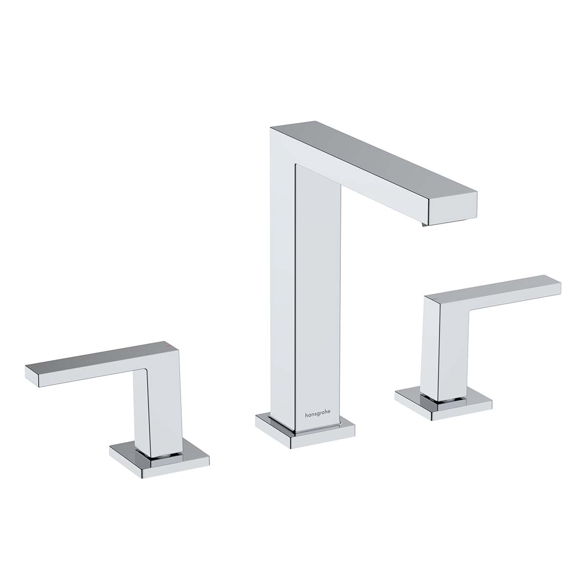 Hansgrohe - Grifo monomando para lavabo con 3 agujeros y vaciador automático push open Tecturis E Hansgrohe.