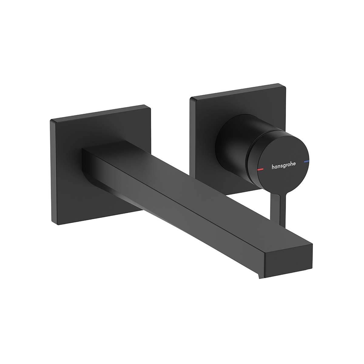 Grifo monomando empotrado para lavabo Tecturis E Hansgrohe - Negro mate Negro mate-1