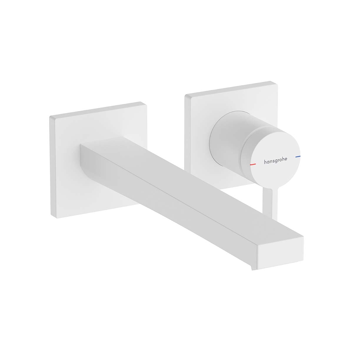 Grifo monomando empotrado para lavabo Tecturis E Hansgrohe - Blanco mate Blanco mate-1