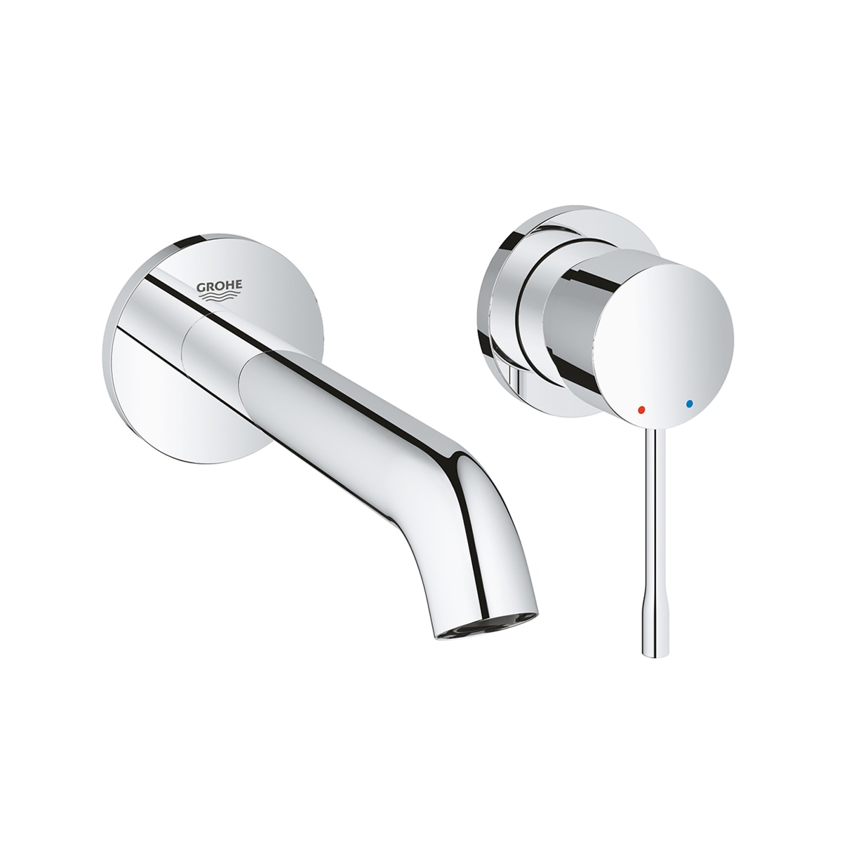 Grifo monomando de pared para lavabo Essence M Grohe - Cromo Cromo-1