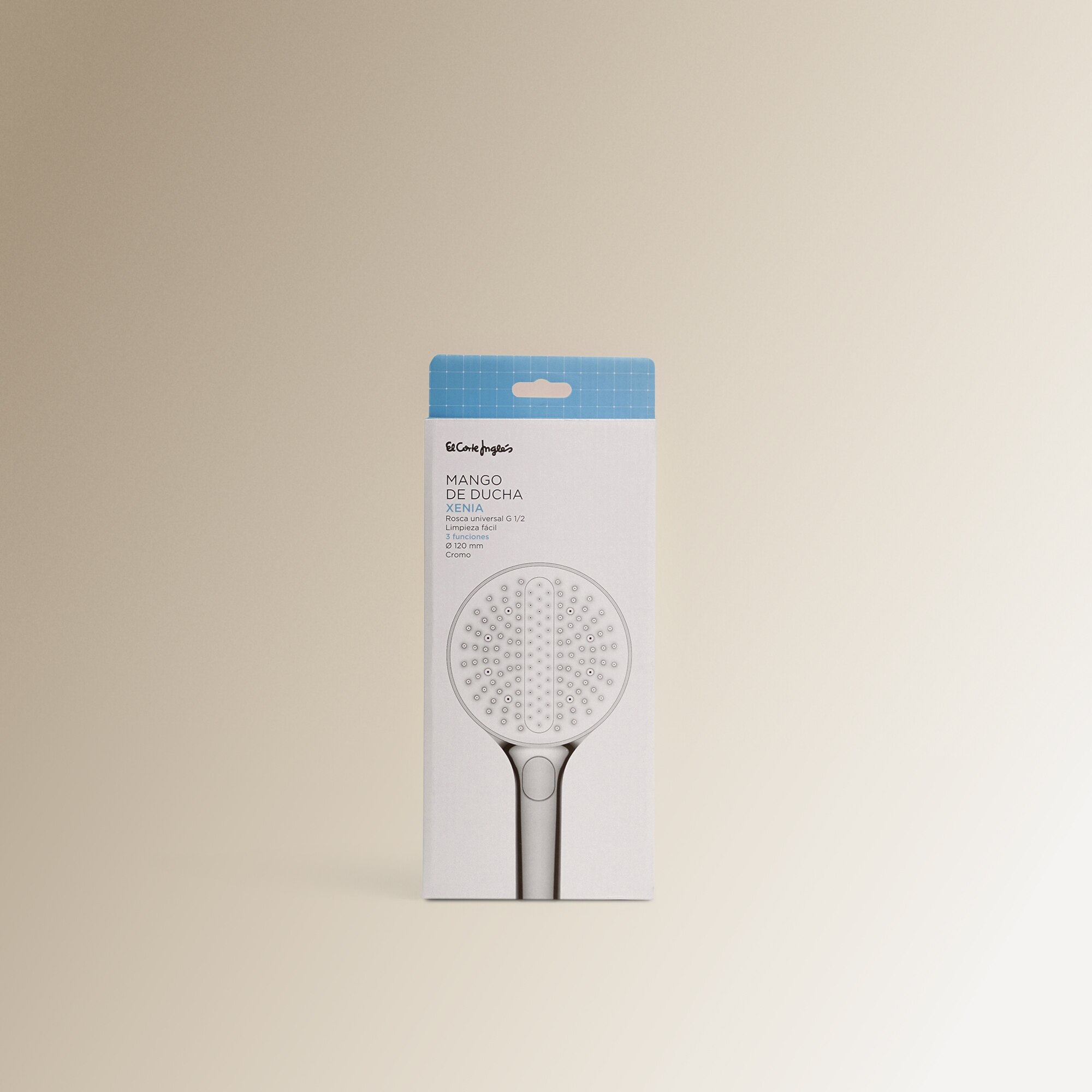 Mango de ducha 3 posiciones Artic El Corte Inglés Cromo-4