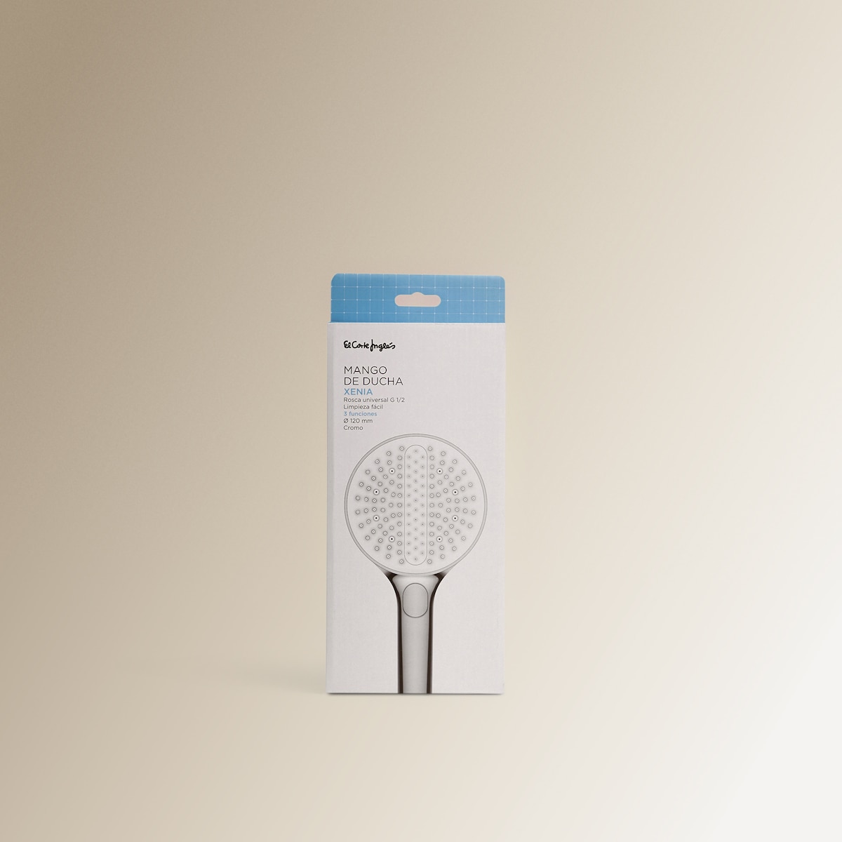 Mango de ducha 3 posiciones Artic El Corte Inglés Cromo-4