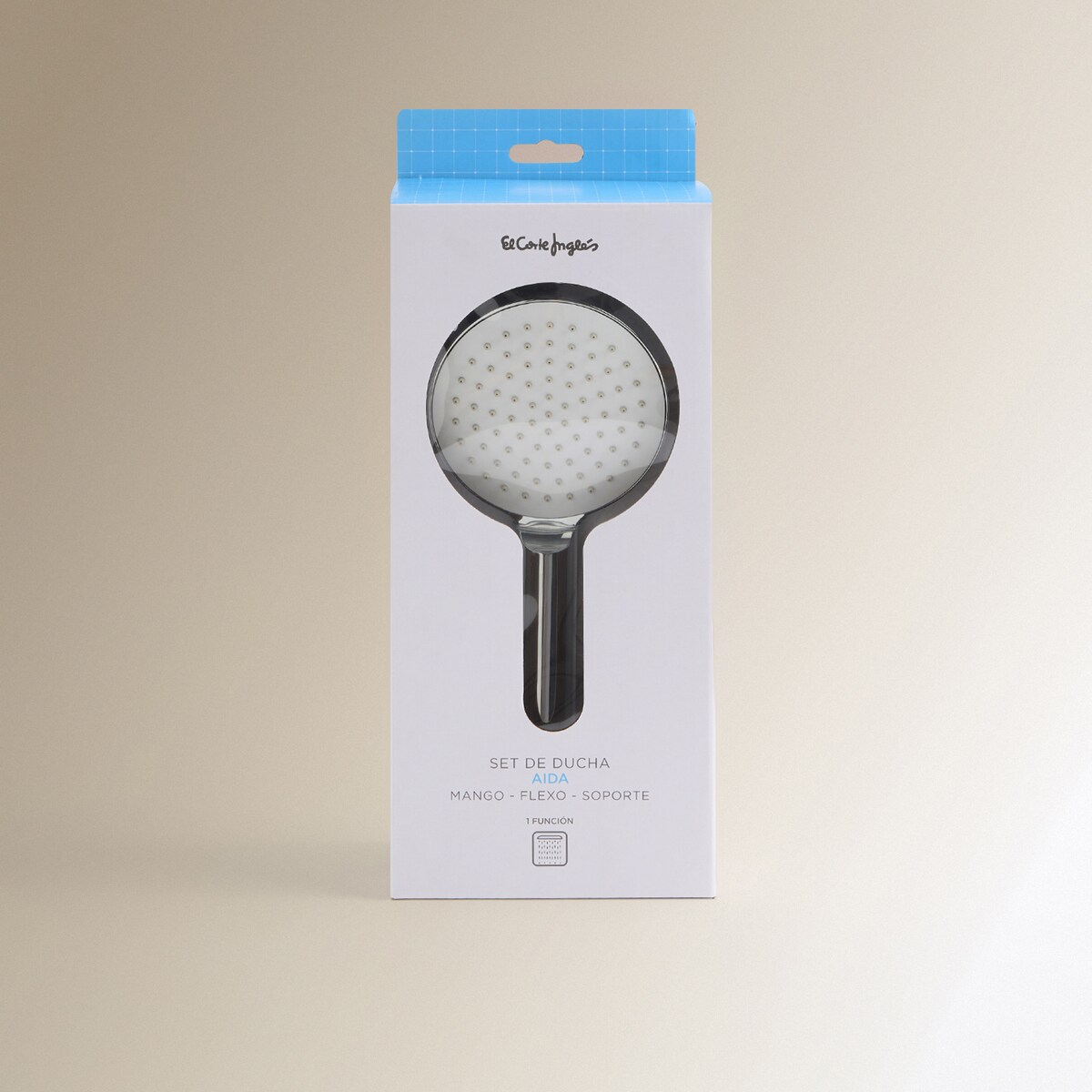 Set de ducha con soporte Aida 100 Cromo-5