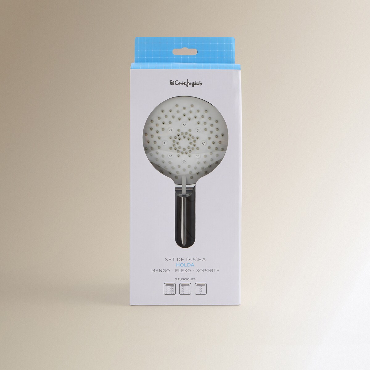 Conjunto de Duche com Suporte Holda 120 Cromado-5