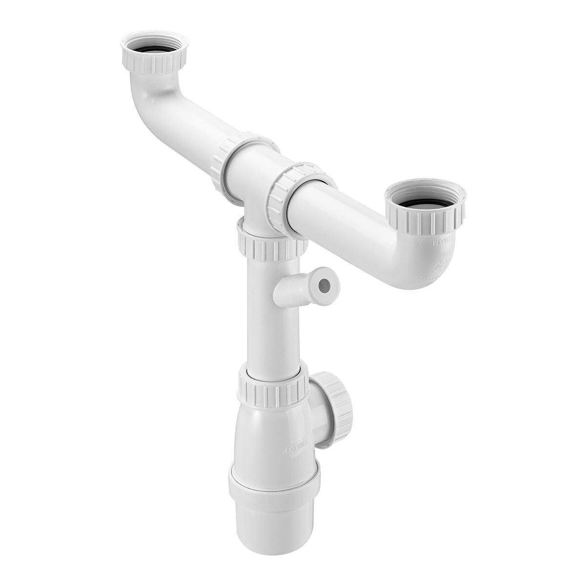 Roca - Sifón para fregadero de 2 senos Aqua Roca.