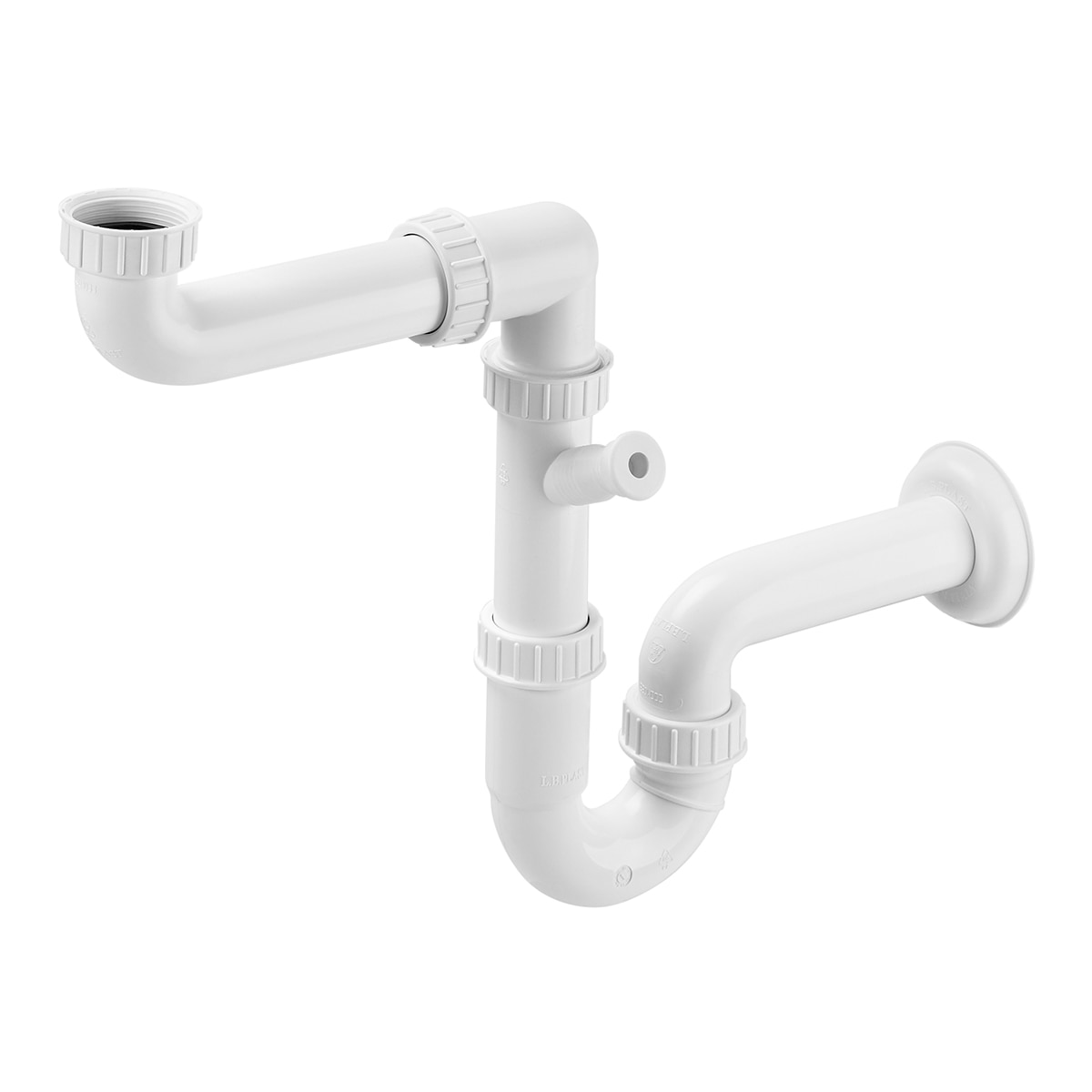 Roca - Sifón salvaespacio para fregadero de 1 seno Aqua Roca.