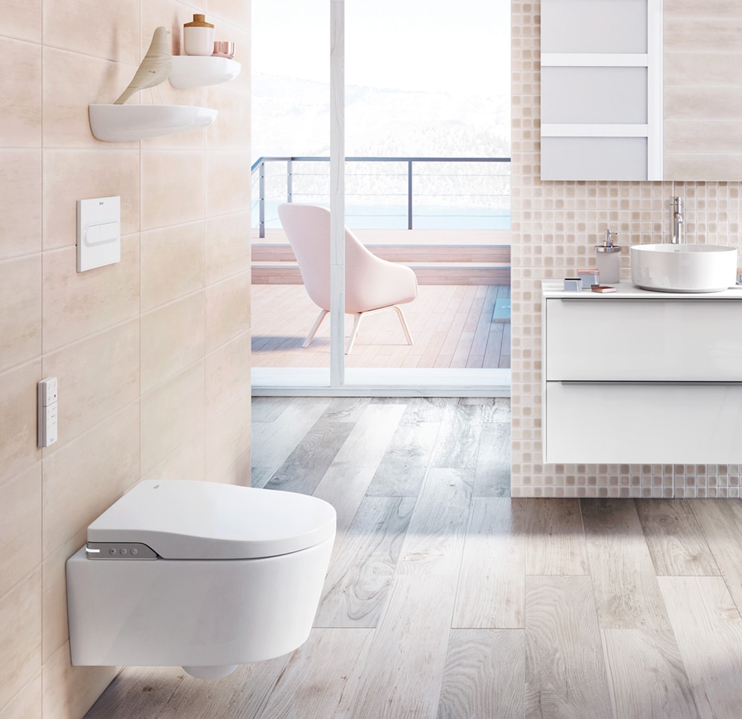 Inodoro suspendido In-Wash® Inspira Roca - Blanco Blanco-2