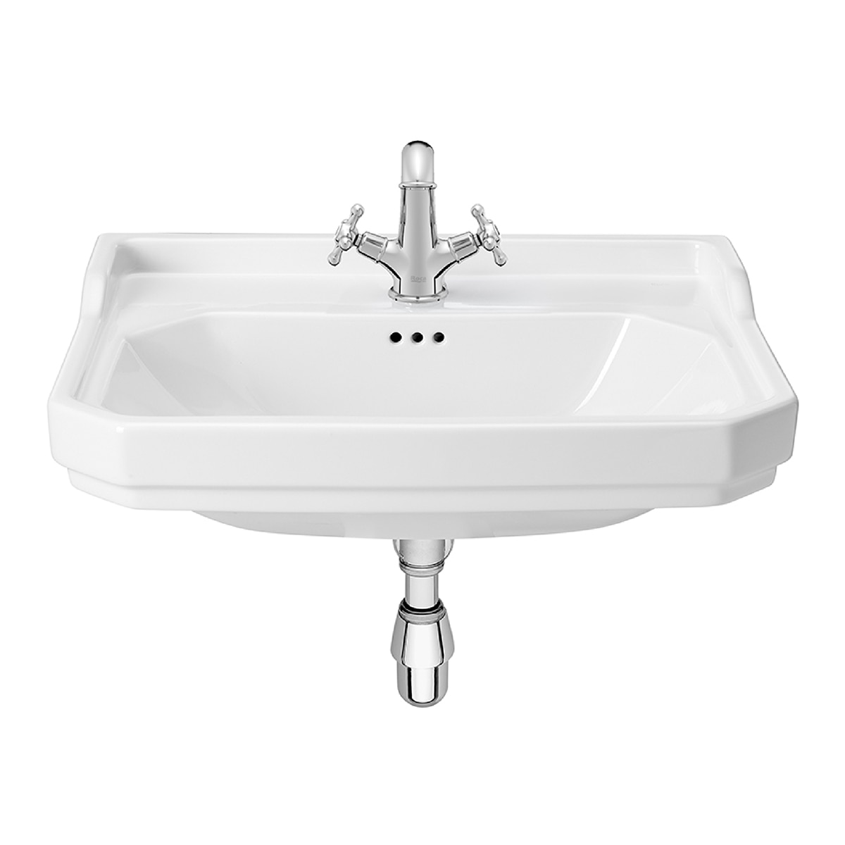 Imagen 0 de Lavabo de porcelana mural para pedestal Carmen Roca Blanco