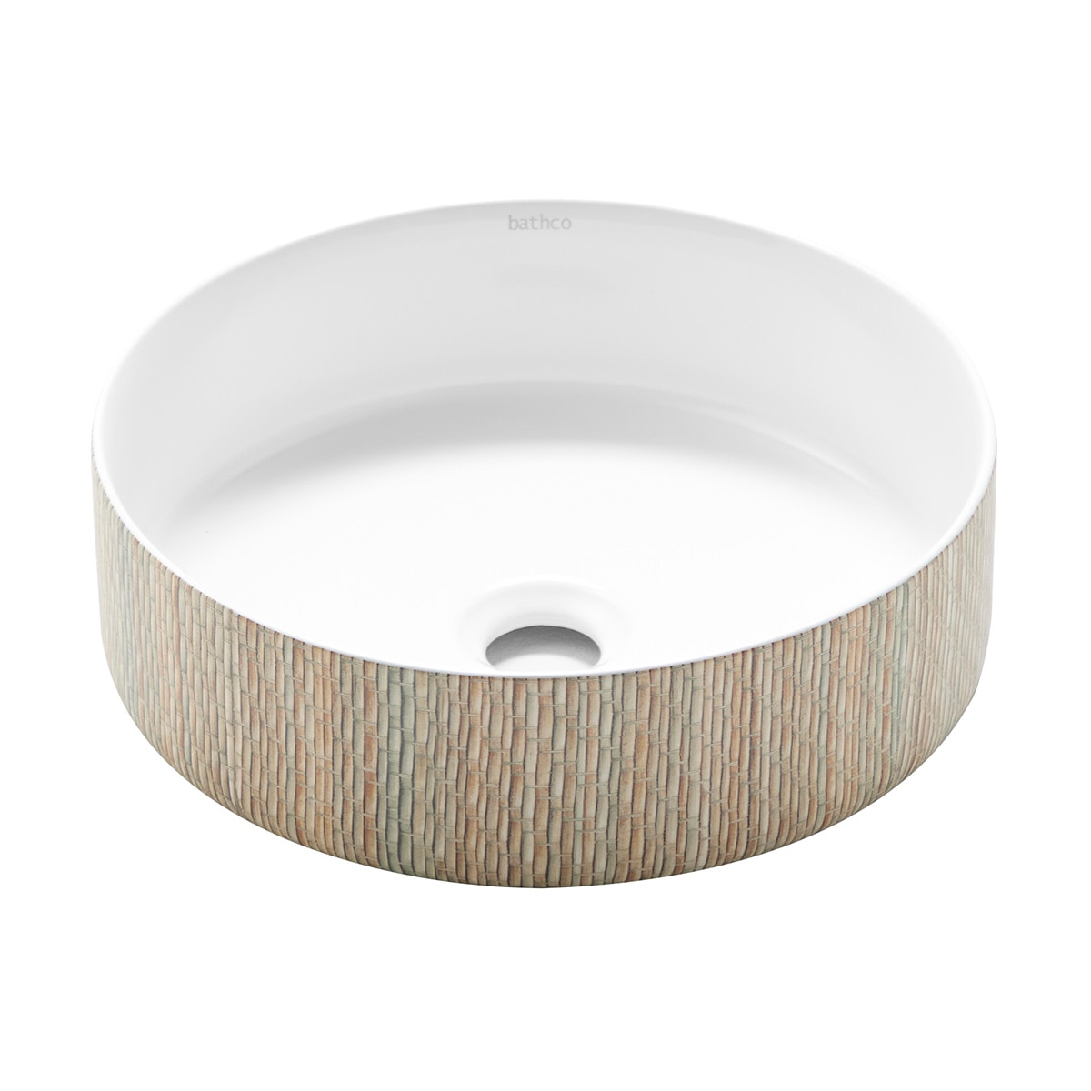 Imagem 0 de Lavatório de Bancada de Porcelana e Bambu Dinan
