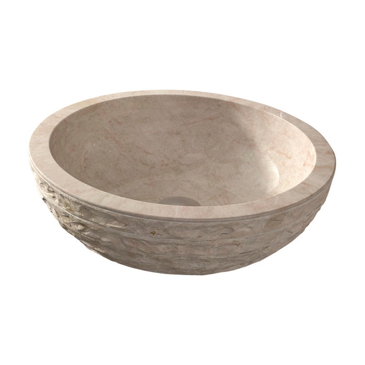 Lavatório de Bancada de Pedra Puket Pedra-1