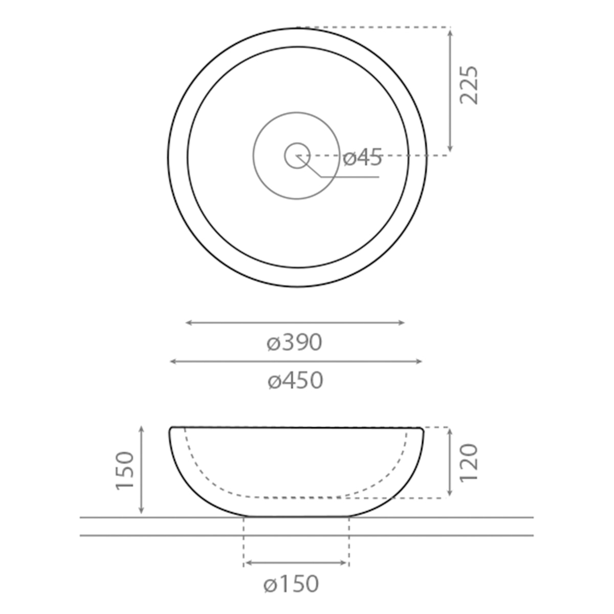 Lavatório de Bancada de Pedra Puket Pedra-3