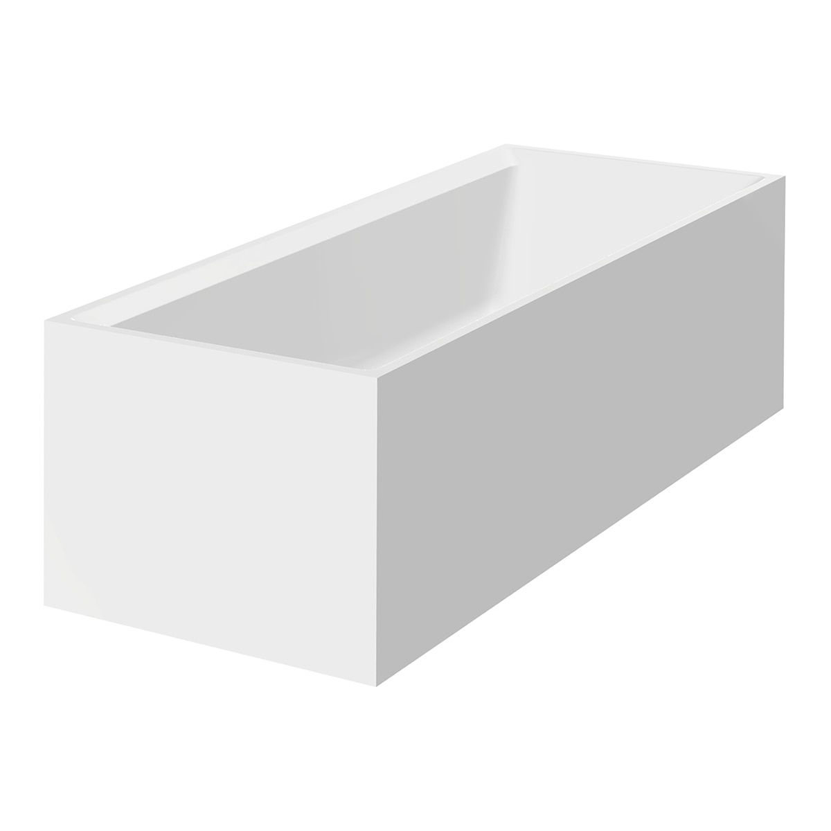 Bañera rectangular de Surfex Modo Roca - Blanco Blanco-1
