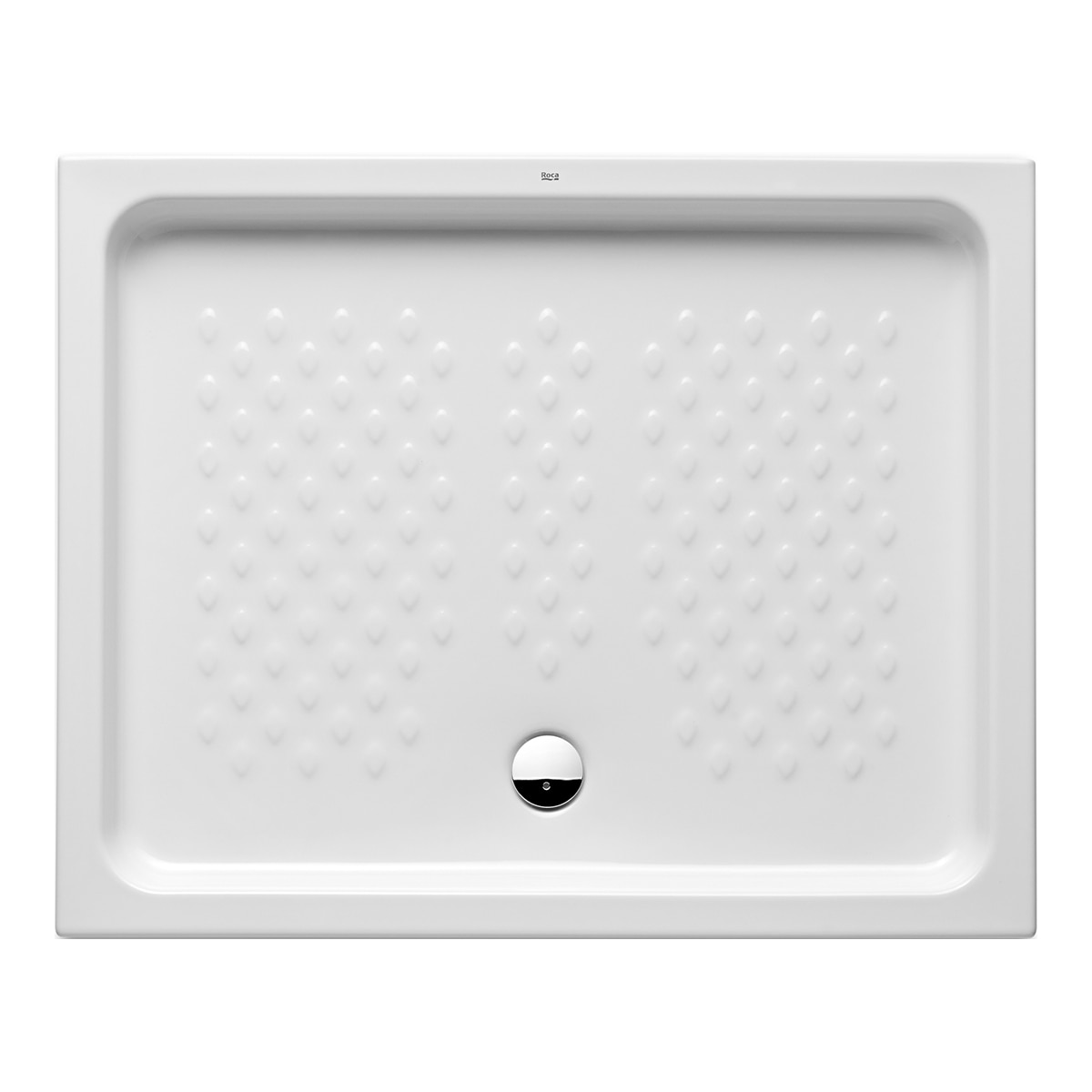 Plato de ducha de porcelana Italia Roca - Blanco 70 x 120 cm Blanco-1