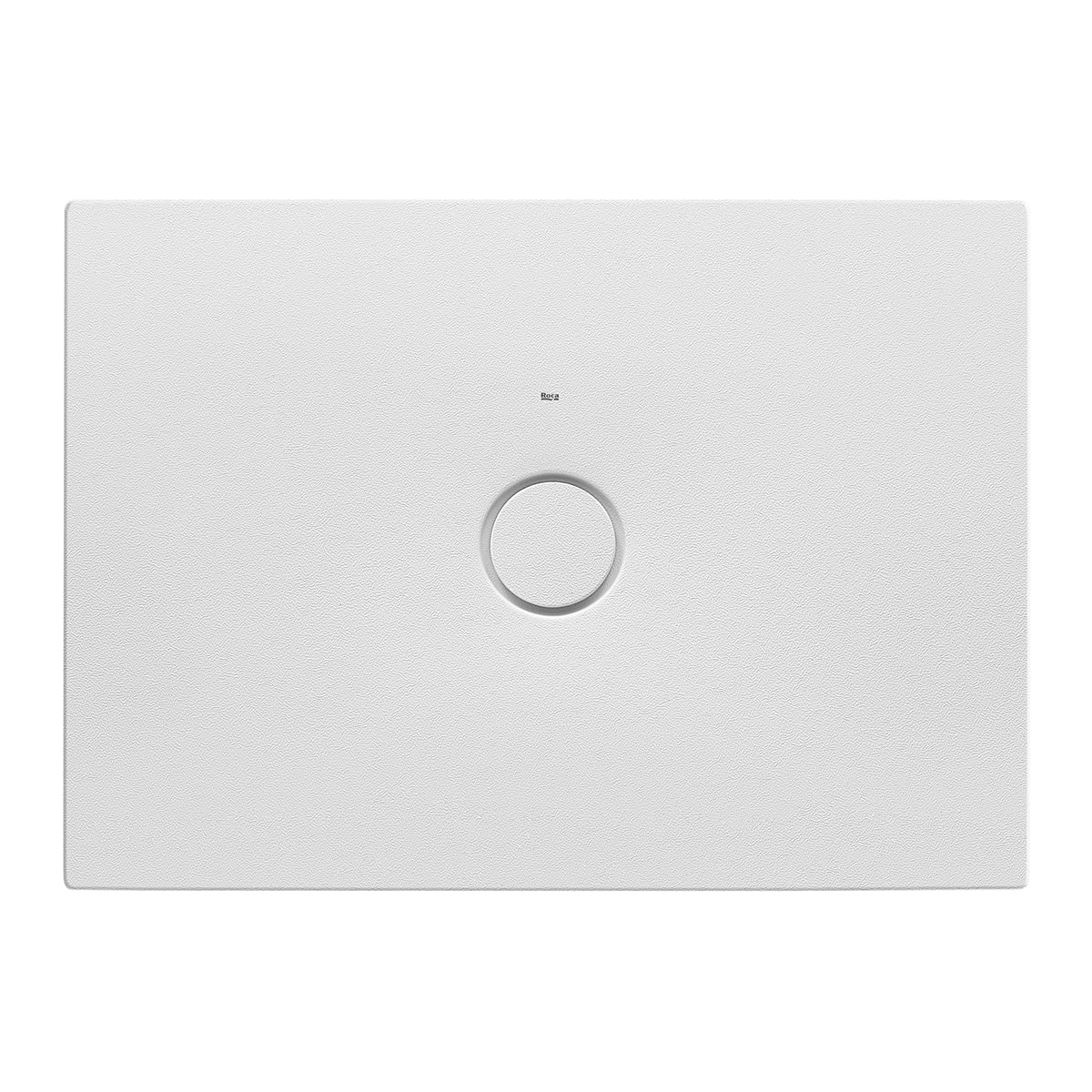 Imagen 1 de Plato de ducha de Senceramic® Cratos Roca - Blanco 70 x 100 cm Blanco