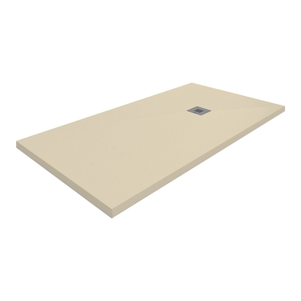 Plato de ducha extraplano de resina Gotham Profiltek - Crema 80 x 90 cm Crema-1