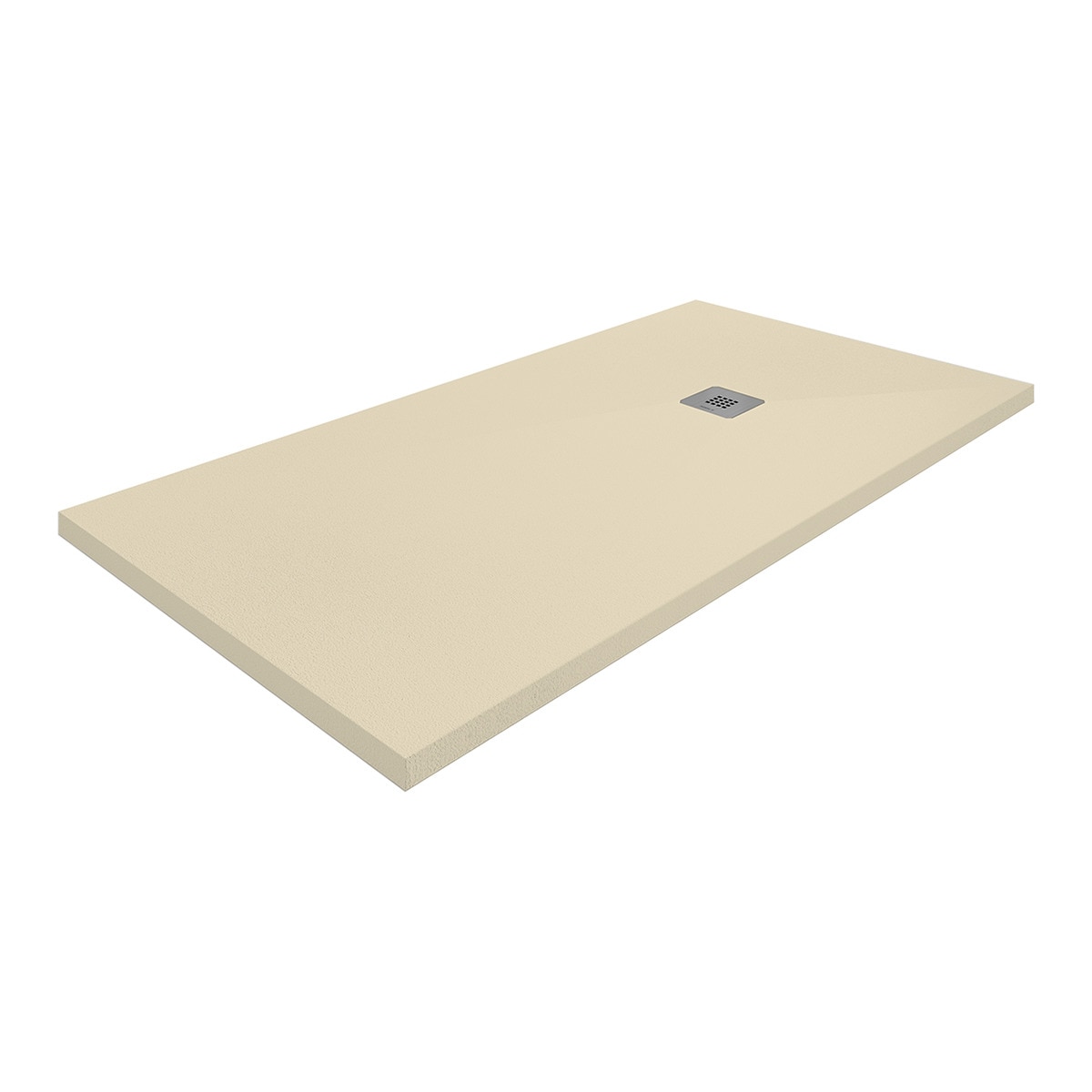 Plato de ducha extraplano de resina Zenda Profiltek - Crema 80 x 90 cm Crema-1