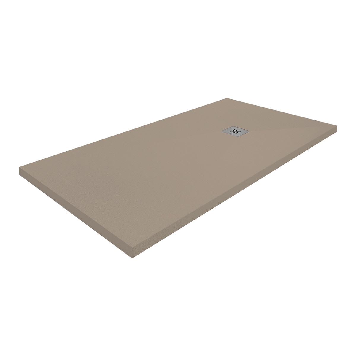 Plato de ducha extraplano de resina Zenda Profiltek - Moka 80 x 90 cm Moka-1