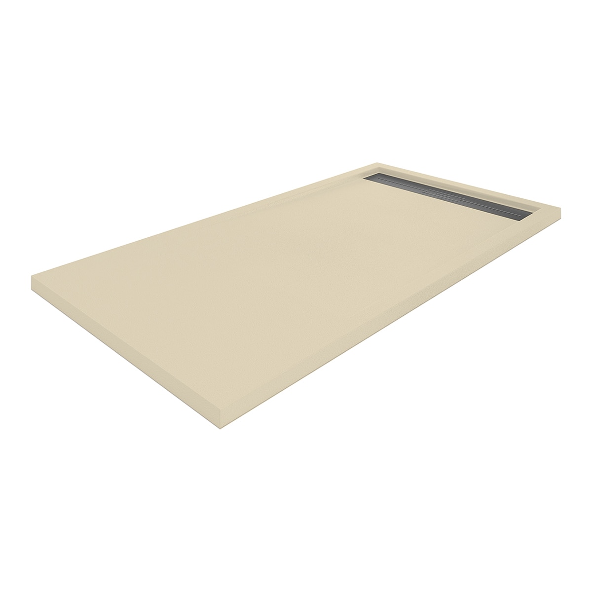 Imagen 1 de Plato de ducha extraplano de resina Daray Profiltek - Crema 100 x 70 cm Crema