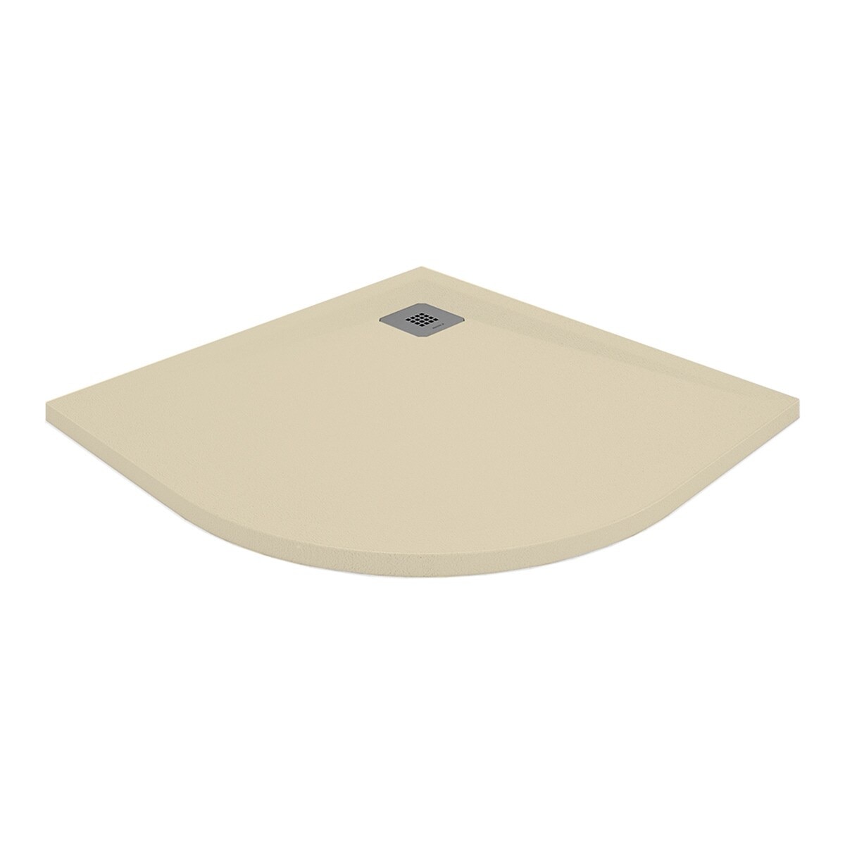 Plato de ducha extraplano de resina angular Rodik Profiltek - Crema 80 x 80 cm Crema-1
