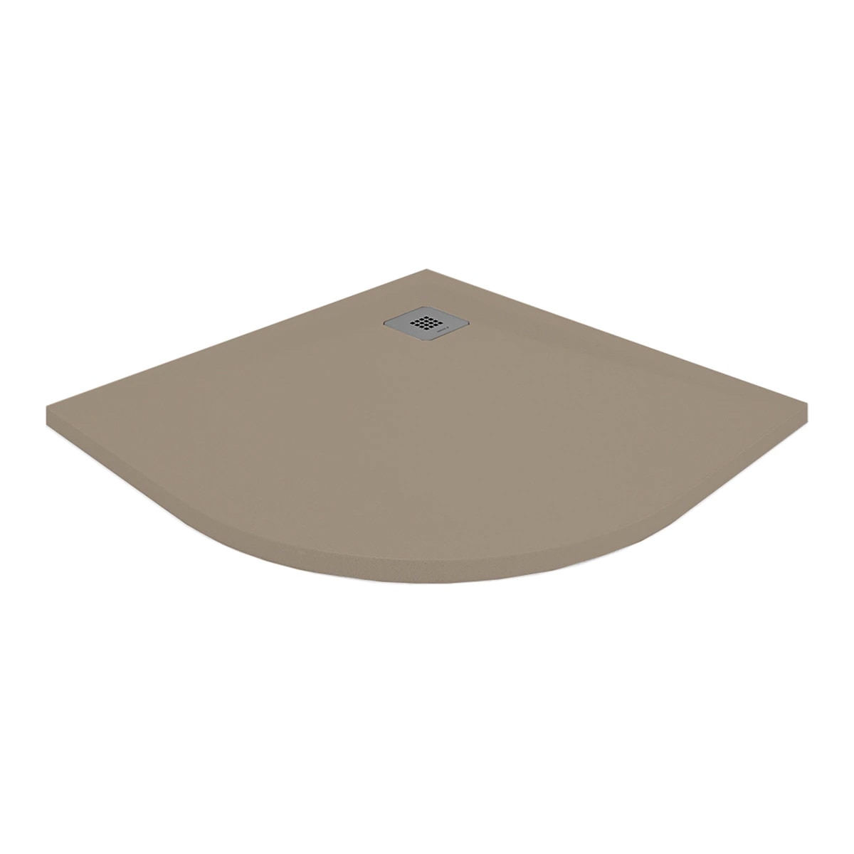 Plato de ducha extraplano de resina angular Rodik Profiltek - Moka 80 x 80 cm Moka-1
