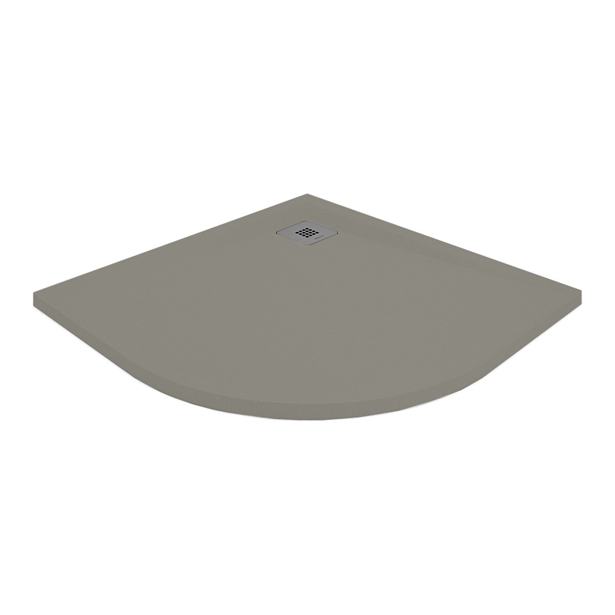 Plato de ducha extraplano de resina angular Rodik Profiltek - Zinc 80 x 80 cm Zinc-1