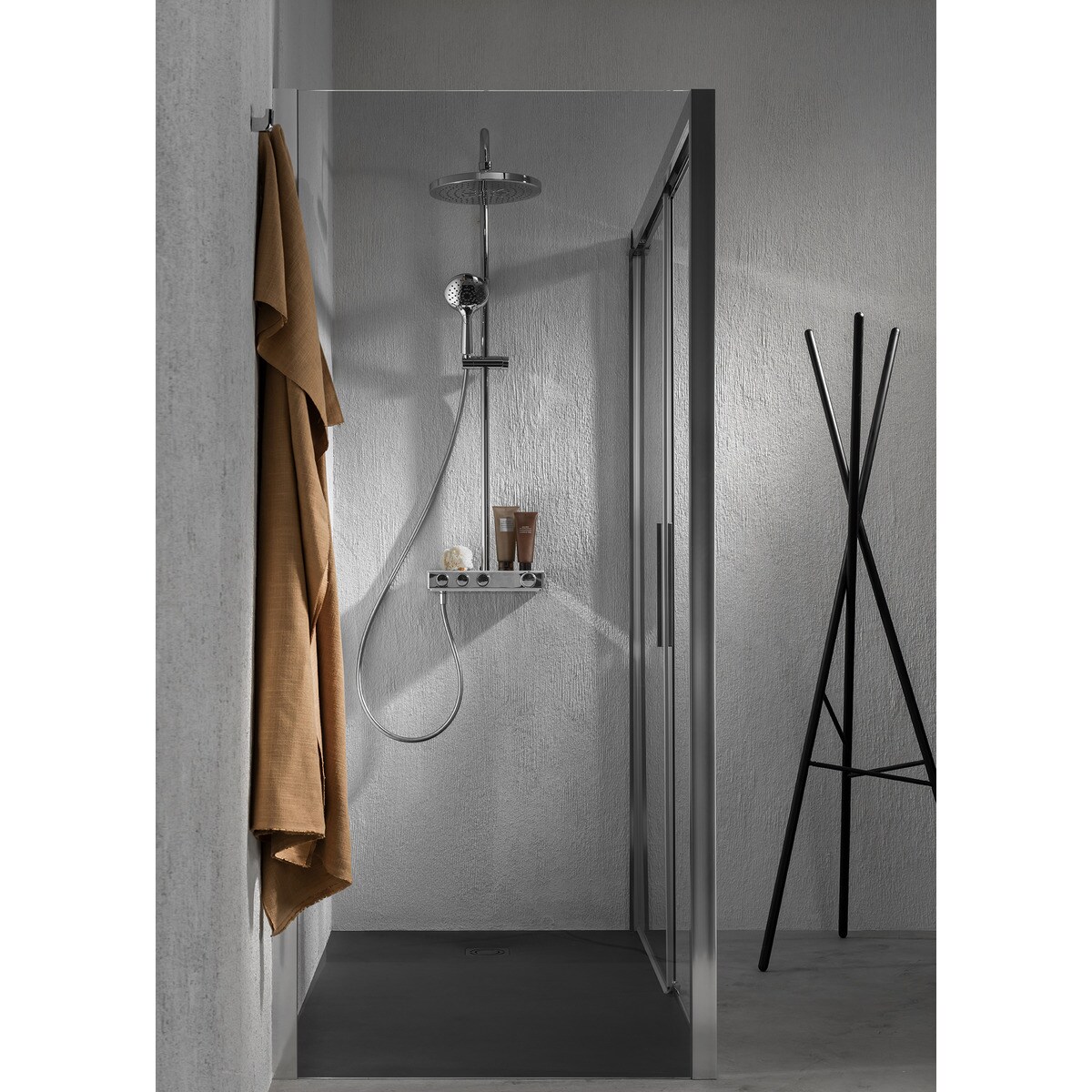 Plato de ducha cuadrado extraplano Terran Roca - Beige 80 x 80 cm Beige-4