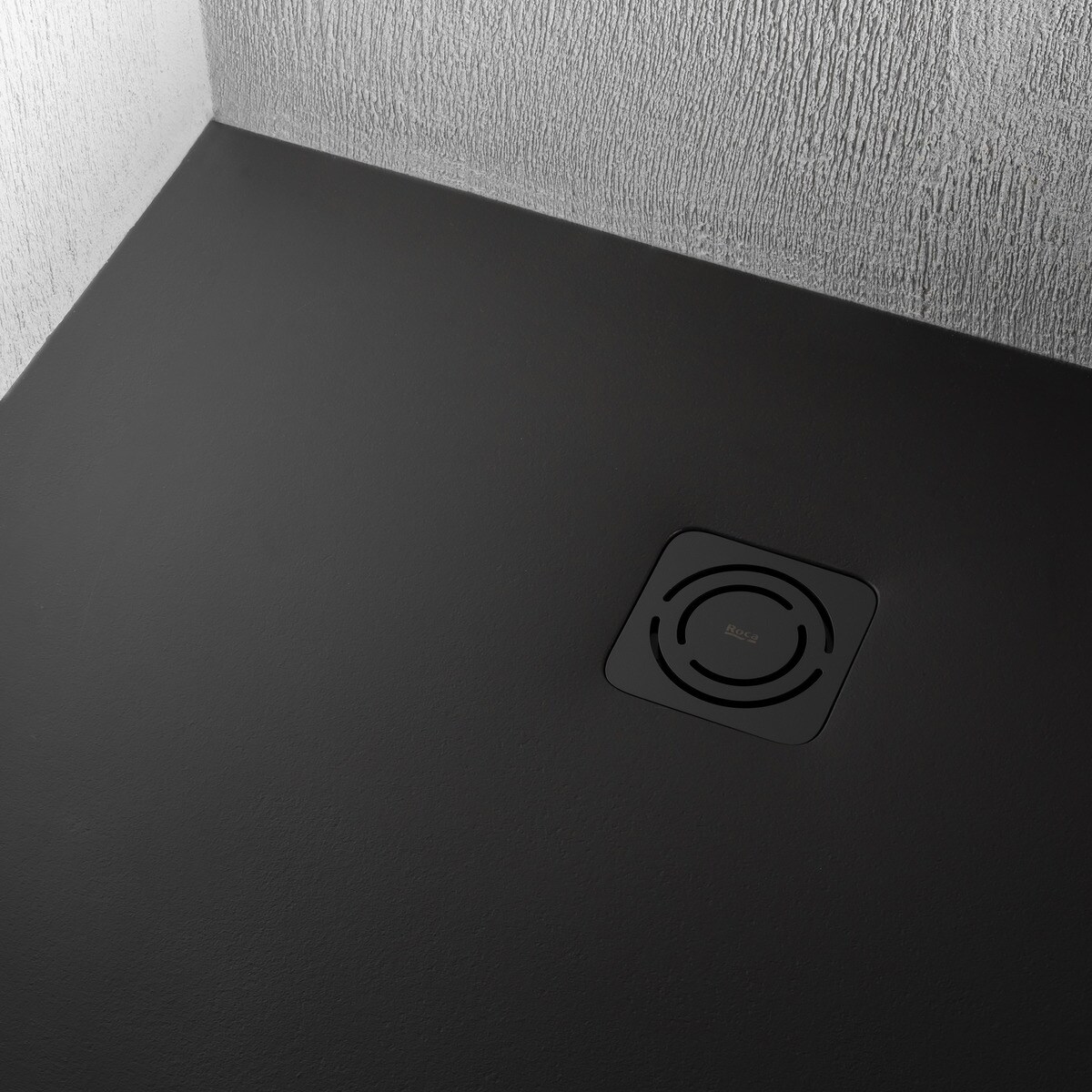 Plato de ducha rectangular extraplano Terran Roca - Negro 100 x 90 cm Negro-4