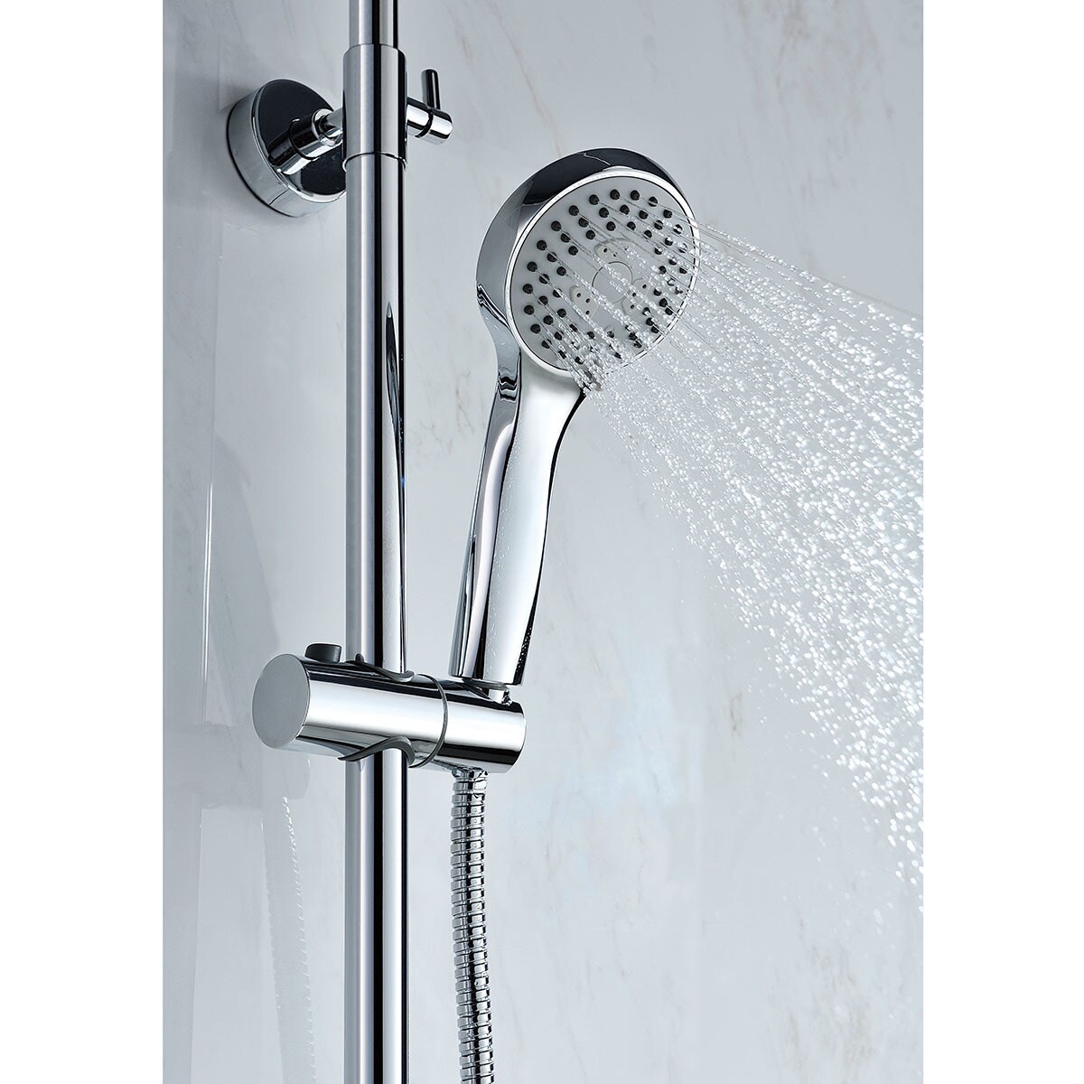 Conjunto de ducha monomando Roma Imex - Cromo Cromo-6