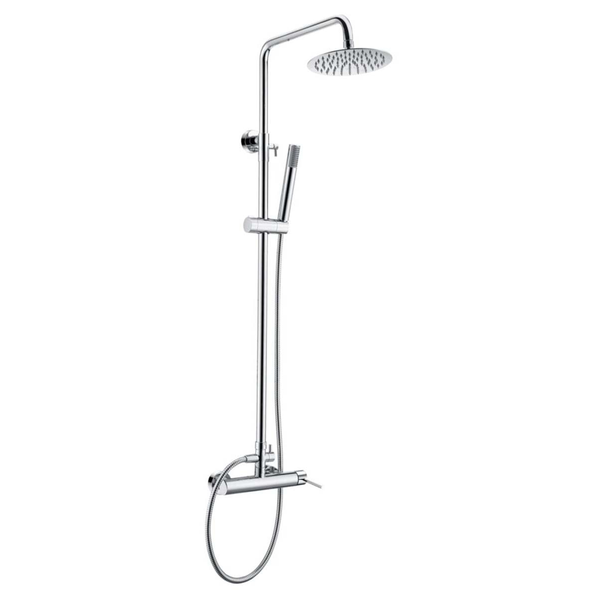 Conjunto de ducha monomando Milos Imex - Cromo Cromo-1