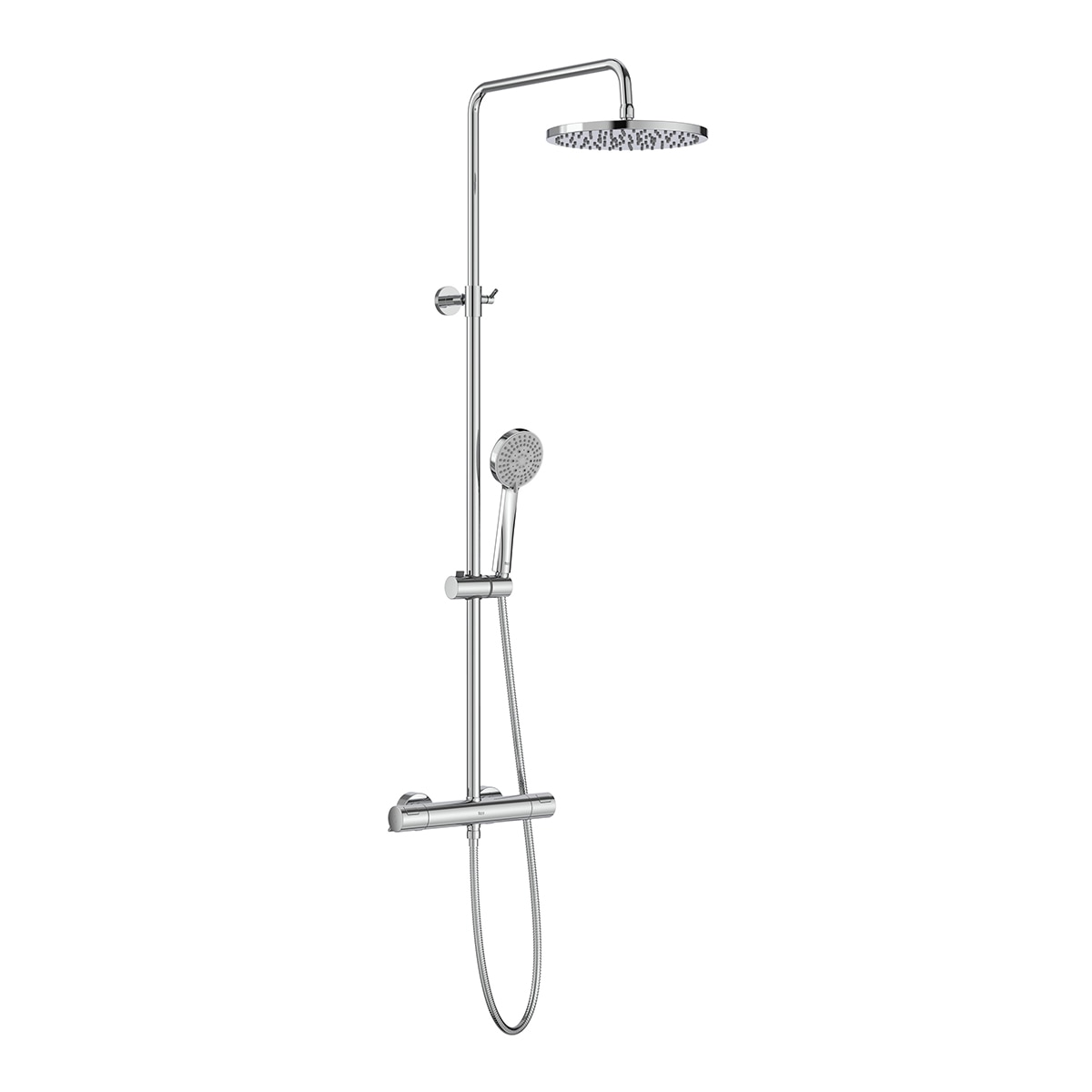 Roca - Conjunto de ducha con termostato y altura regulable Victoria Plus Roca.