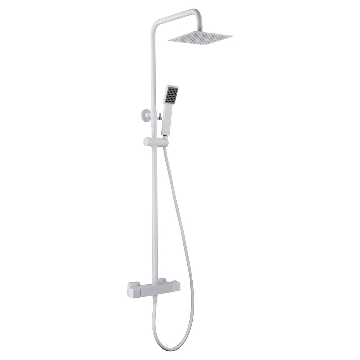 Imagen 0 de Conjunto ducha termostático Art Imex Blanco mate