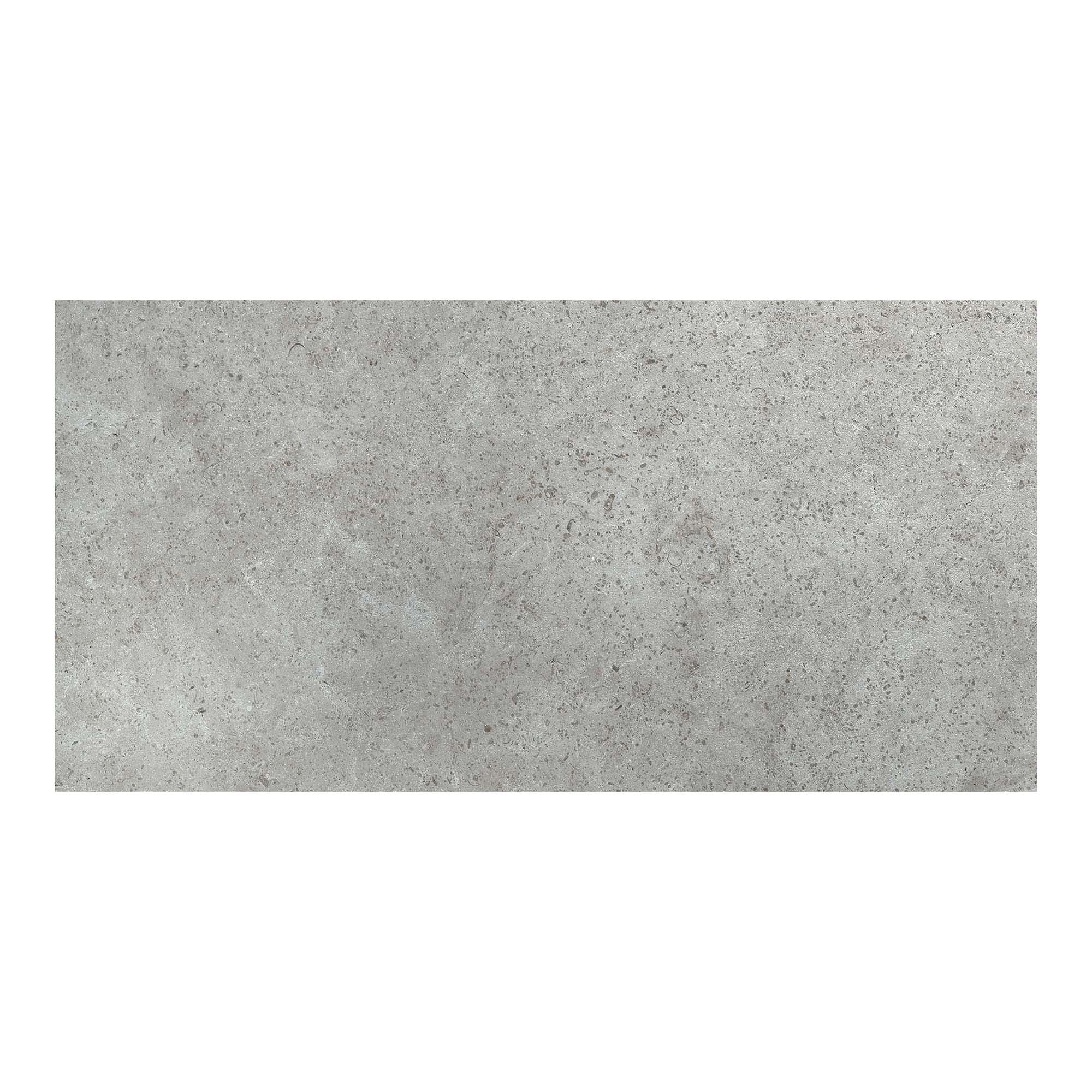 Azulejo de pared rectificado 30x60 cm Limestone Roca Cerámica - Gris Gris-1