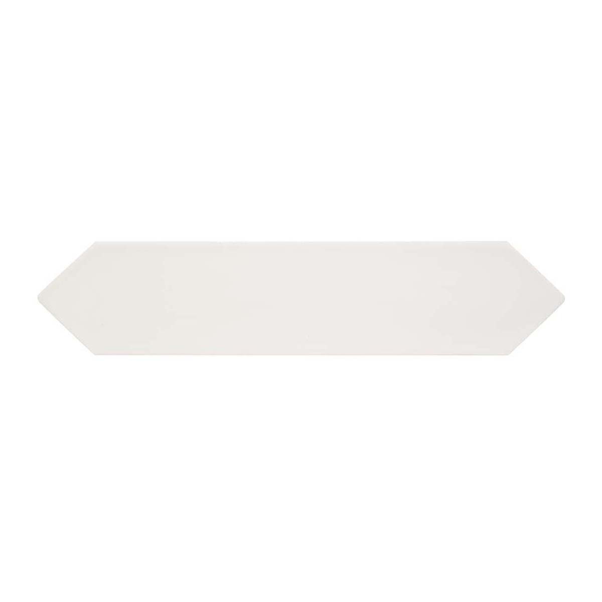 Imagen 1 de Azulejo de pared 7x30 cm Flow Picket Roca Cerámica Blanco