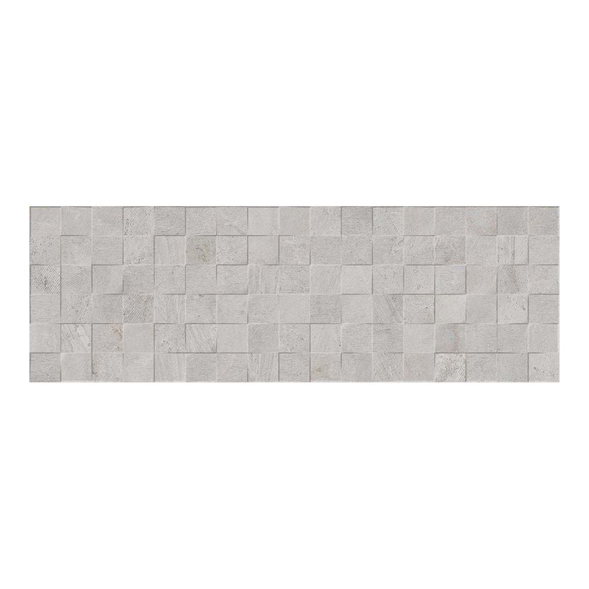 Azulejo de pared rectificado 33x100 cm Mosaico Rodano Porcelanosa - Acero Acero-1
