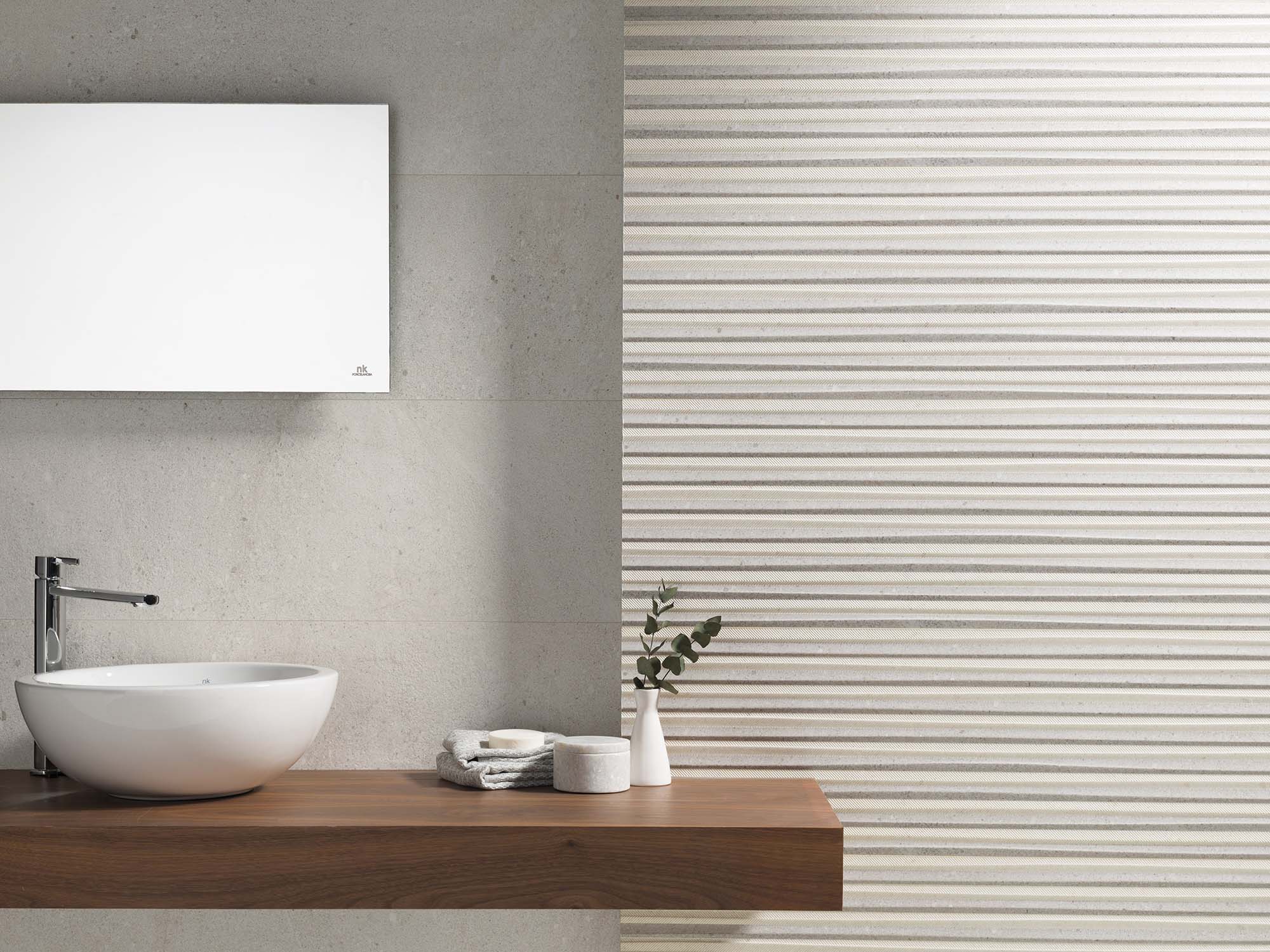 Imagen 2 de Azulejo de pared rectificado 33x100 cm Spiga Durango Porcelanosa - Acero Acero