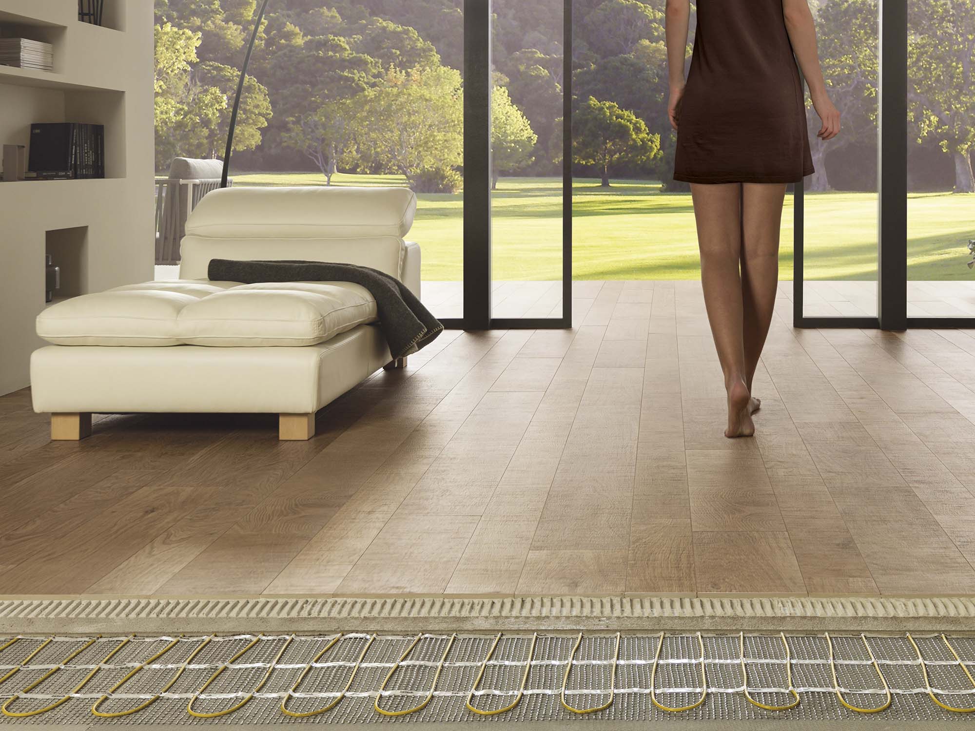 Azulejo de suelo y pared rectificado 19x120 cm Oxford Porcelanosa - Natural Natural-2