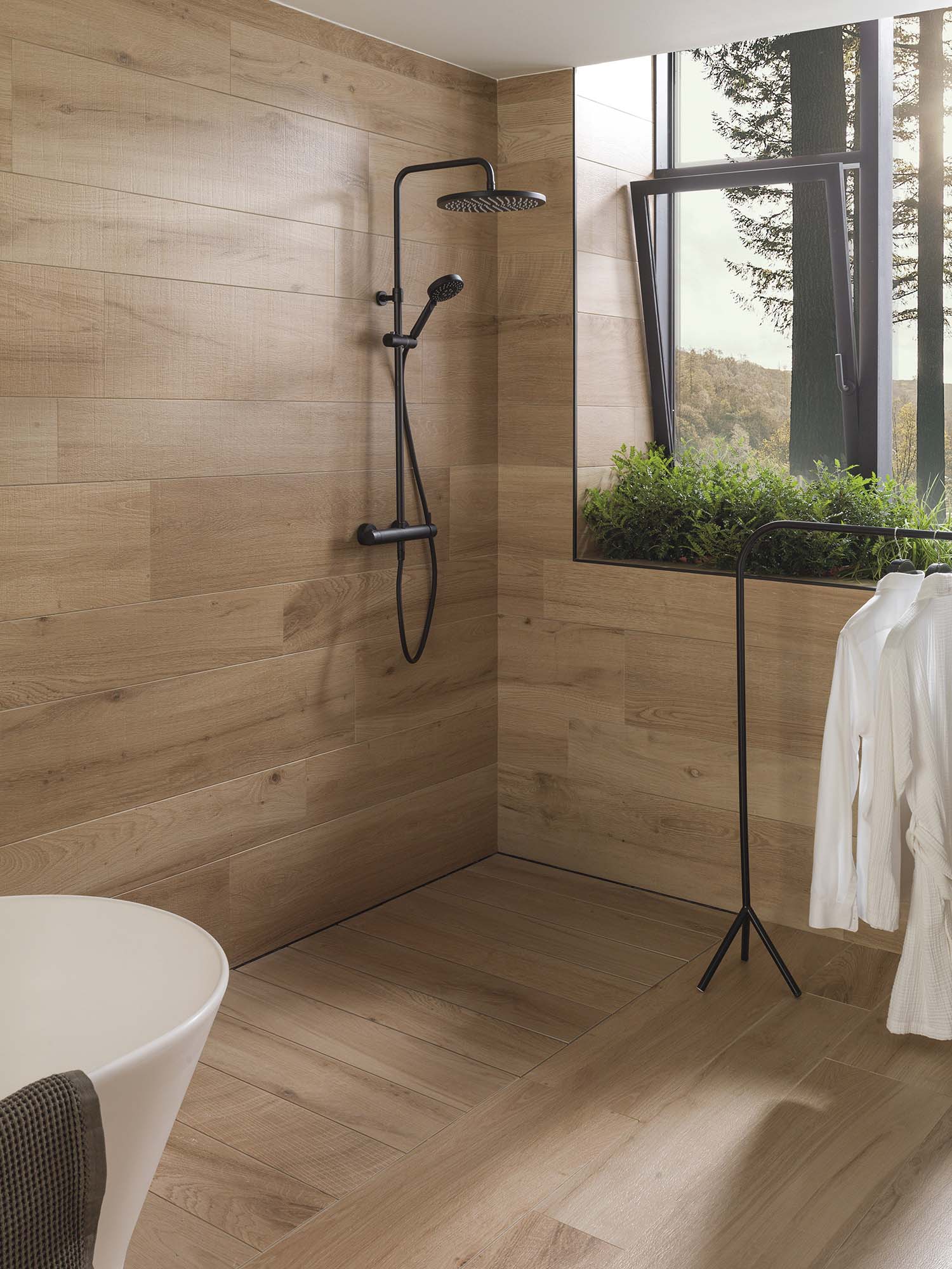 Azulejo de suelo y pared rectificado 29x120 cm Ascot Porcelanosa - Arce Arce-4