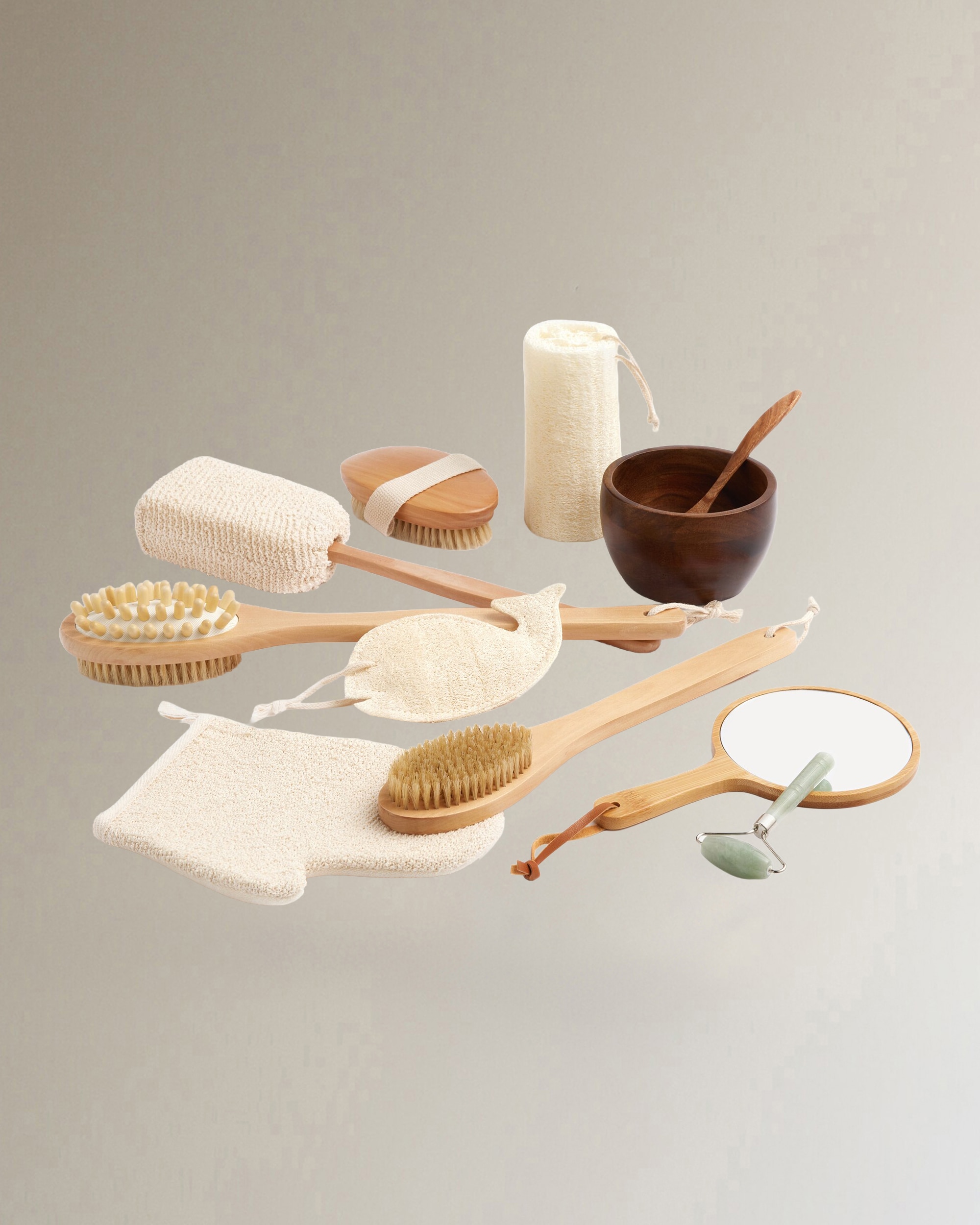Cepillo de baño con esponja Spa El Corte Inglés Natural-6