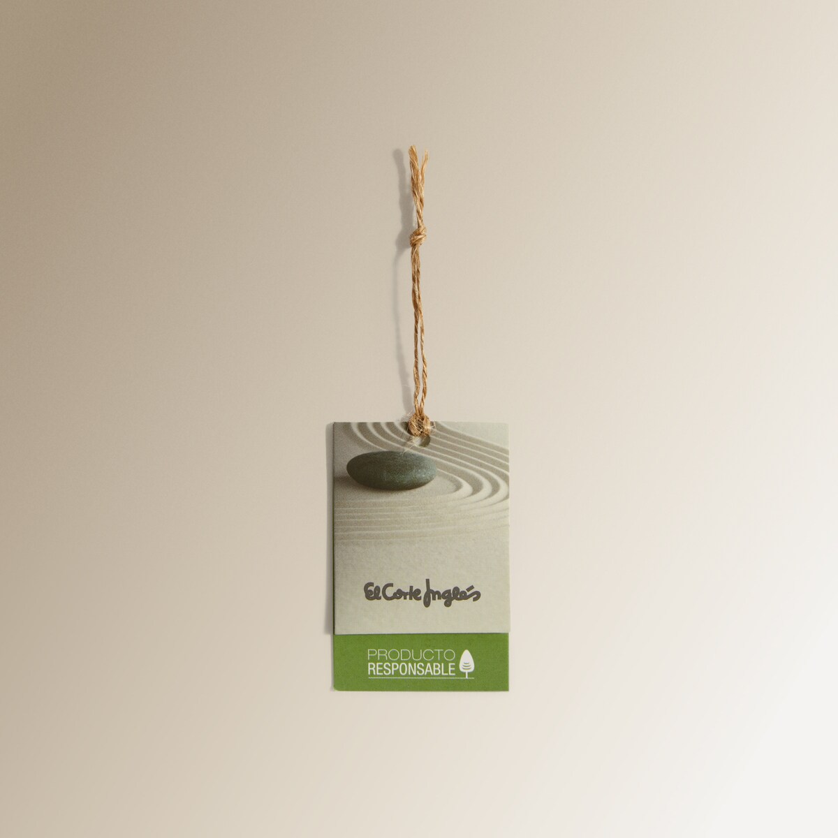 Peine de mano con mango de bambú Kida El Corte Inglés Natural-4