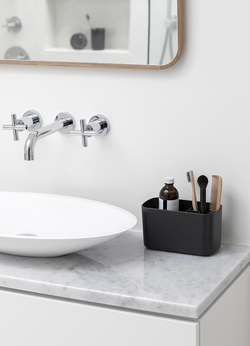Imagen 5 de Organizador de baño 5 compartimentos ReNew Brabantia - Gris Gris