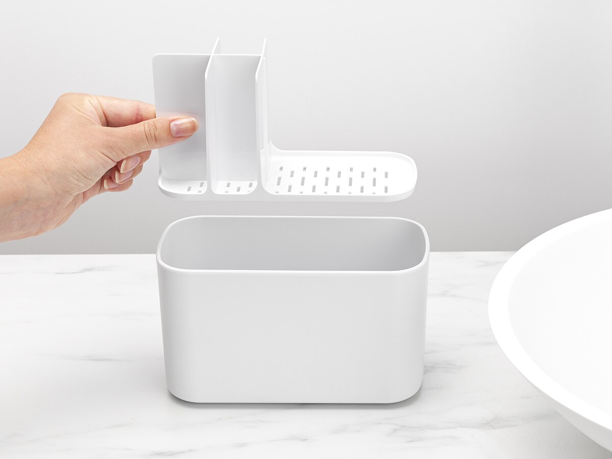 Imagen 4 de Organizador de baño 5 compartimentos ReNew Brabantia - Blanco Blanco