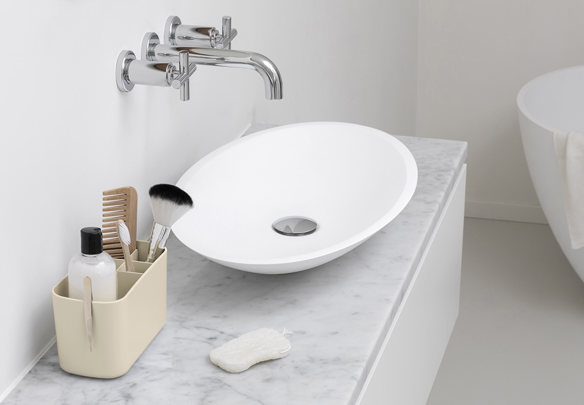 Imagen 5 de Organizador de baño 5 compartimentos ReNew Brabantia - Beige Beige