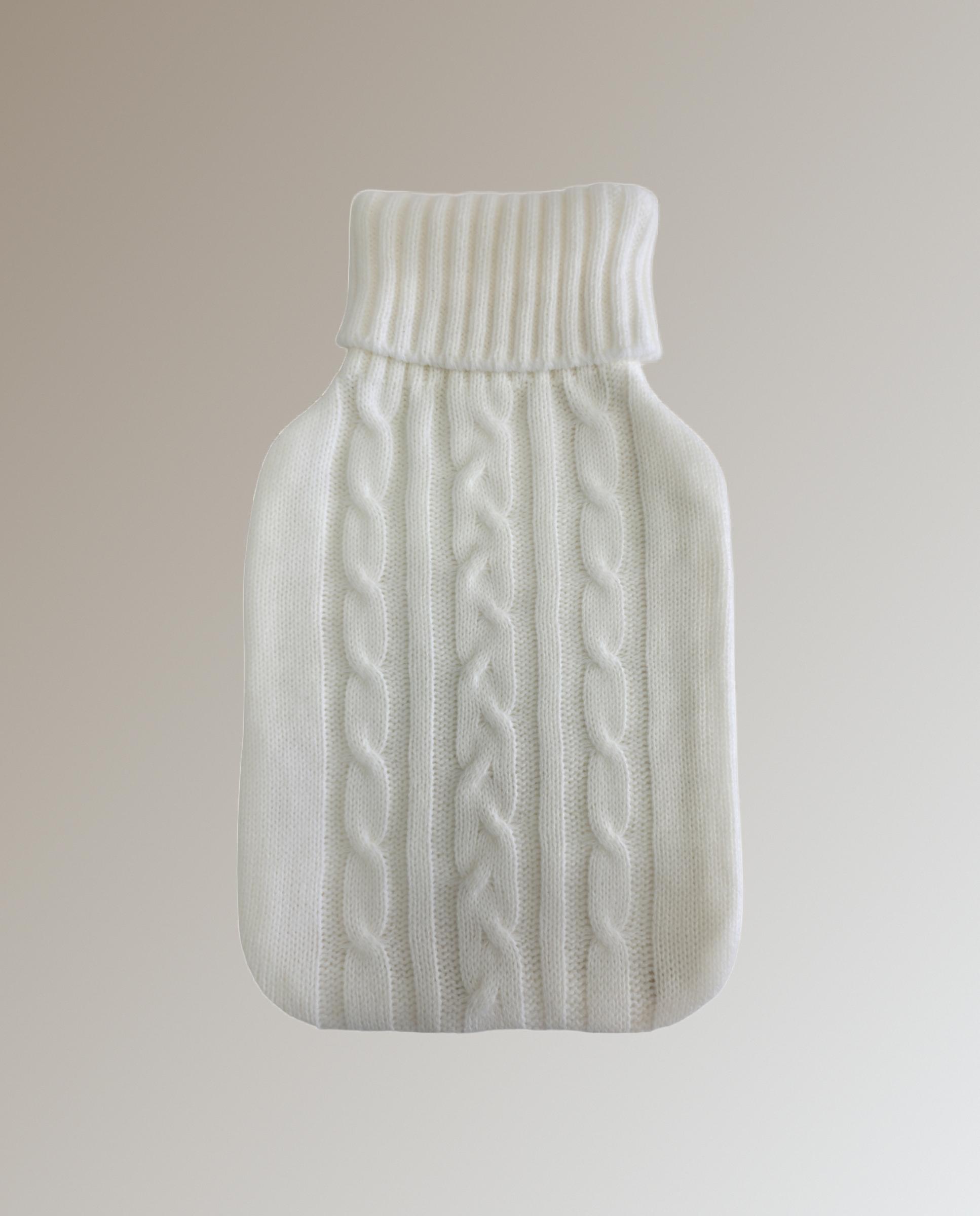Bolsa agua caliente con forro lana - Blanco Blanco-5
