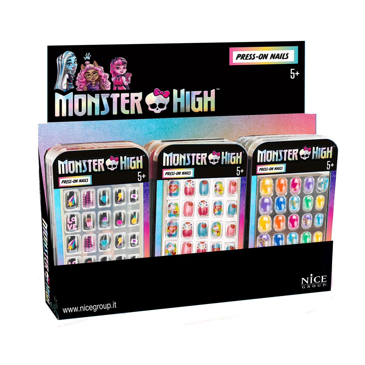 Imagen 0 de Uñas En Blister Monster High