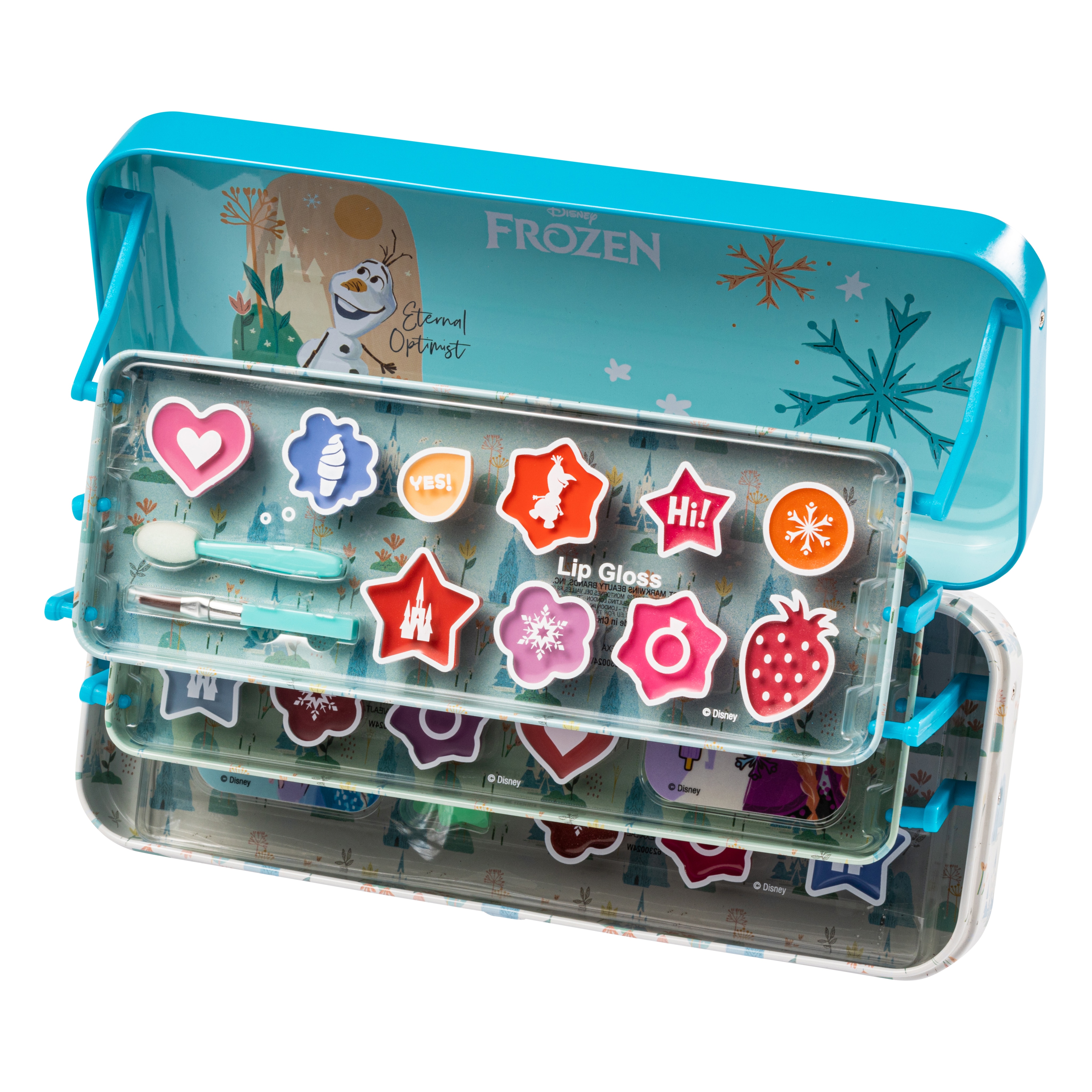 Caja de Maquillaje 3 pisos Frozen 2 Lip Smacker 4