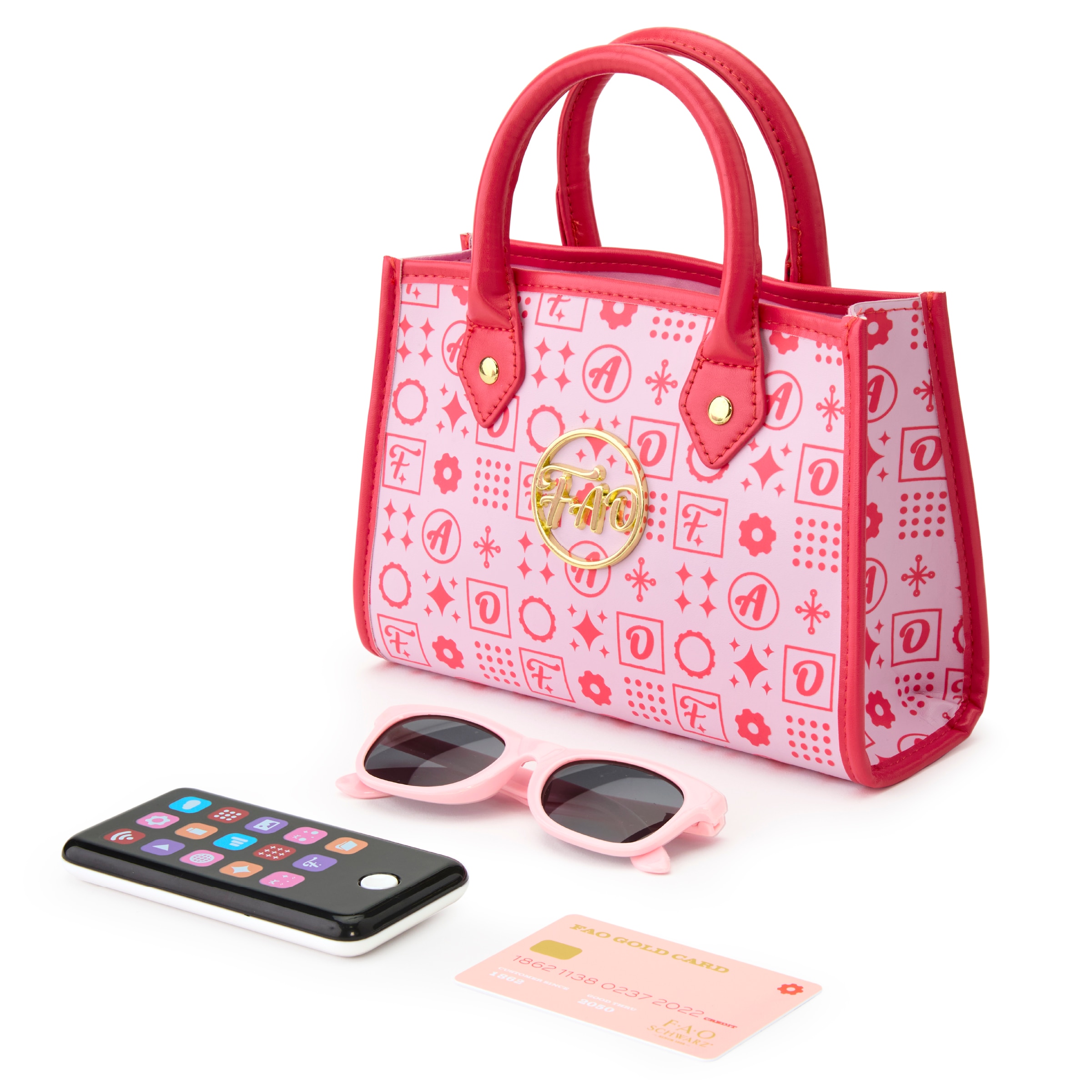 Conjunto de bolsa de glamour Rockefeller F.A.O. Schwarz 4