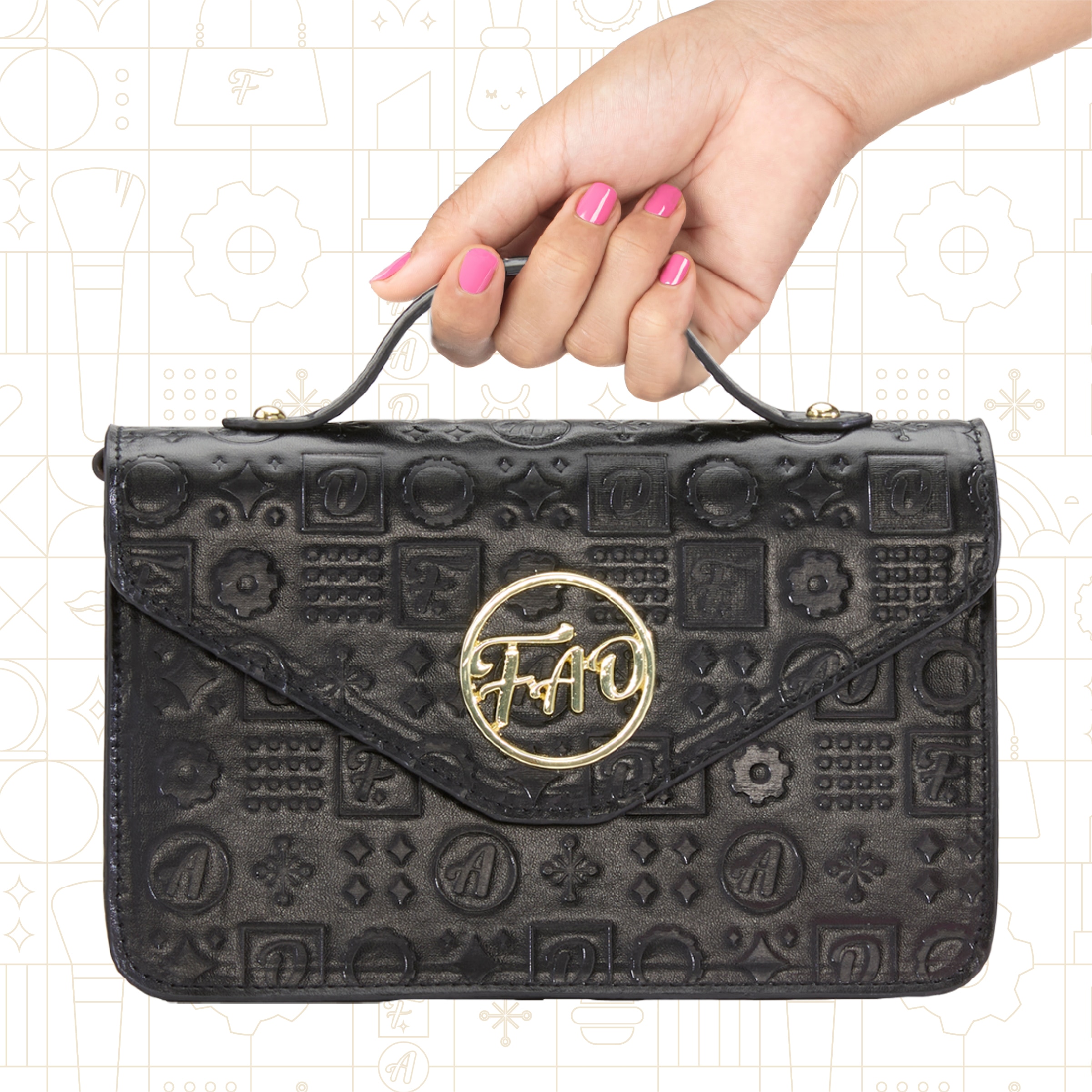 Conjunto de bolsa de glamour Fifth Ave. F.A.O. Schwarz 2