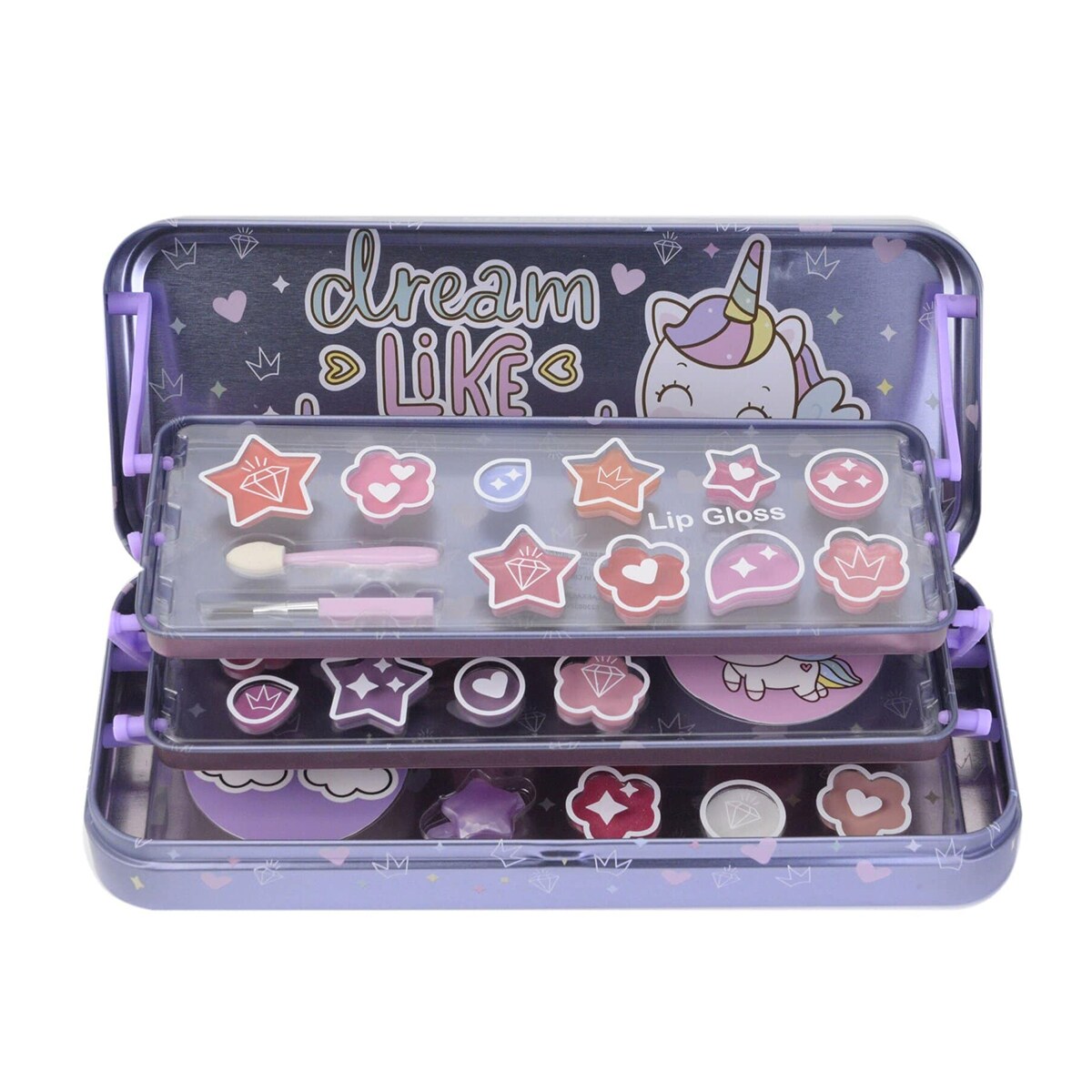 Estuche de maquillaje Triple Layer Beauty Tin - Unicorn 2