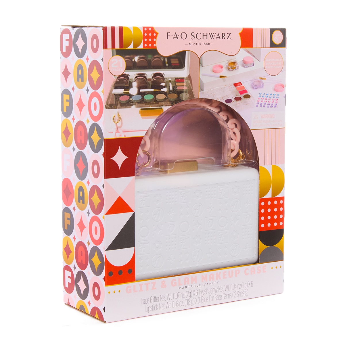 Estuche de maquillaje  portátil F.A.O. Schwarz 3